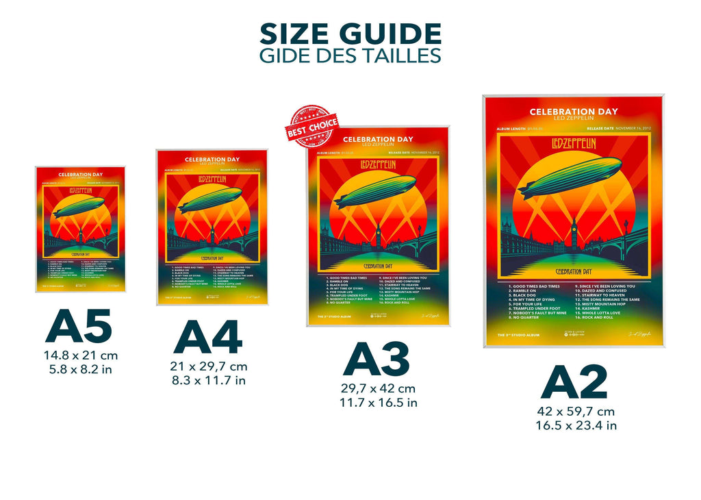 Poster Celebration Day Led Zeppelin - Backyard