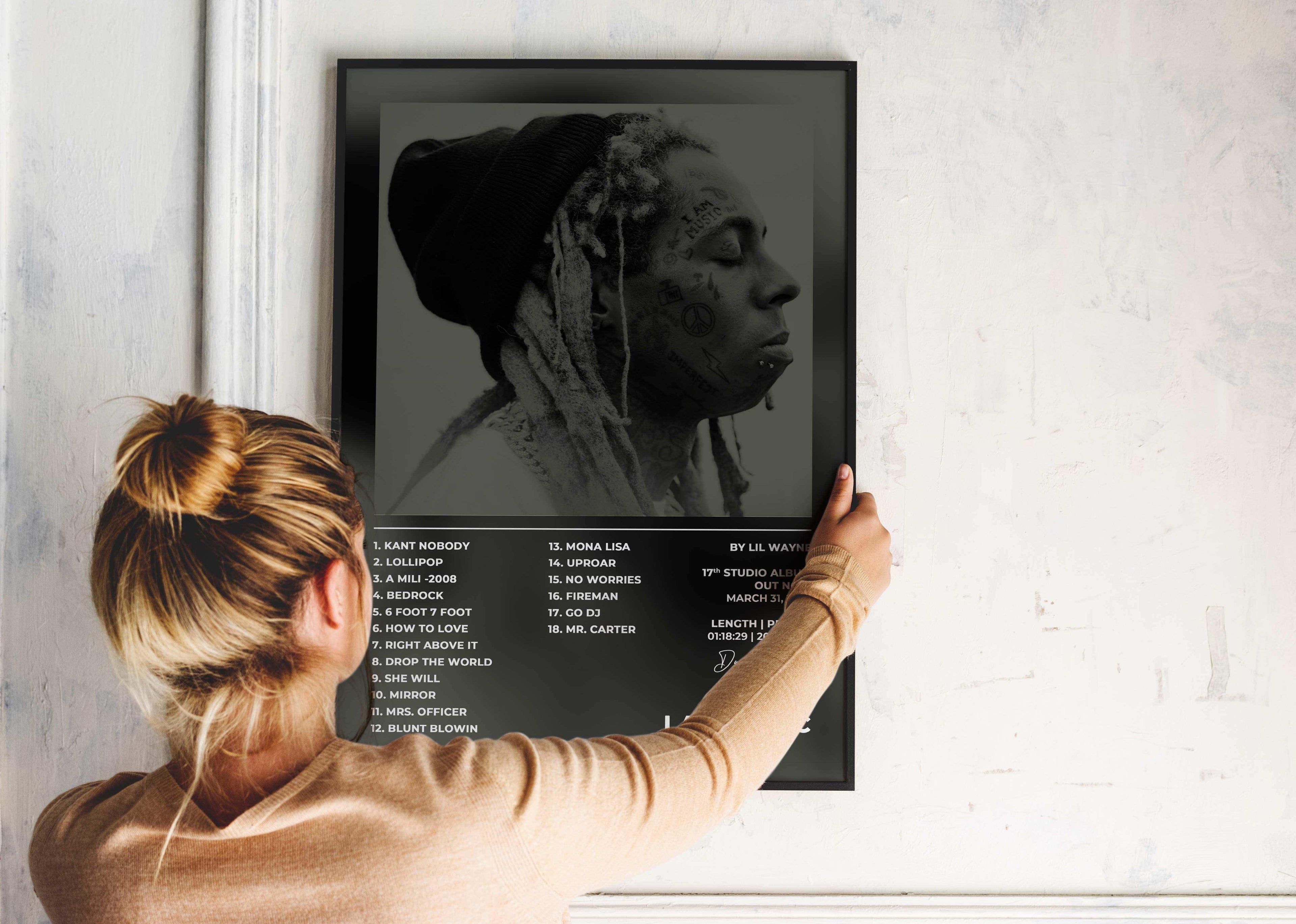 I Am Music Lil Wayne Poster - Backyard