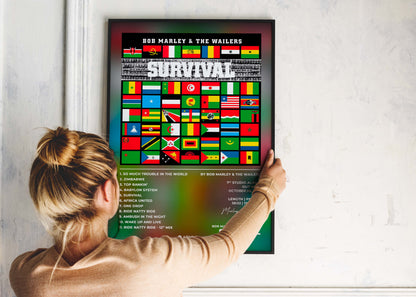 Survival Bob Marley Poster Backyard