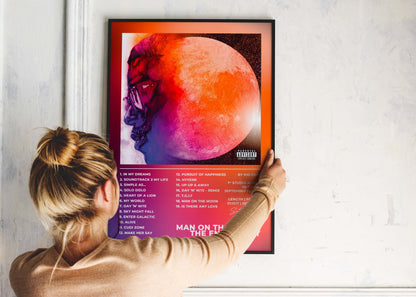 Man On The Moon : The End Of Day Kid Cudi Poster Backyard