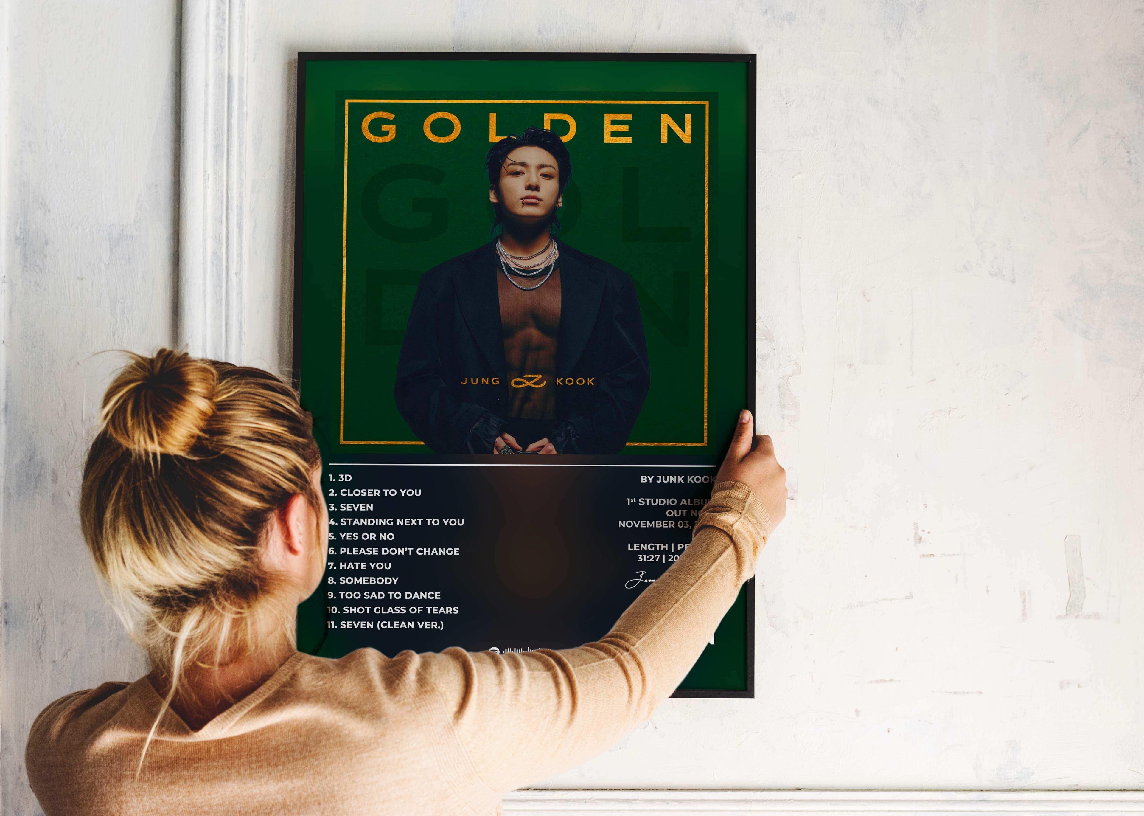 Golden Junk Kook Poster - Backyard