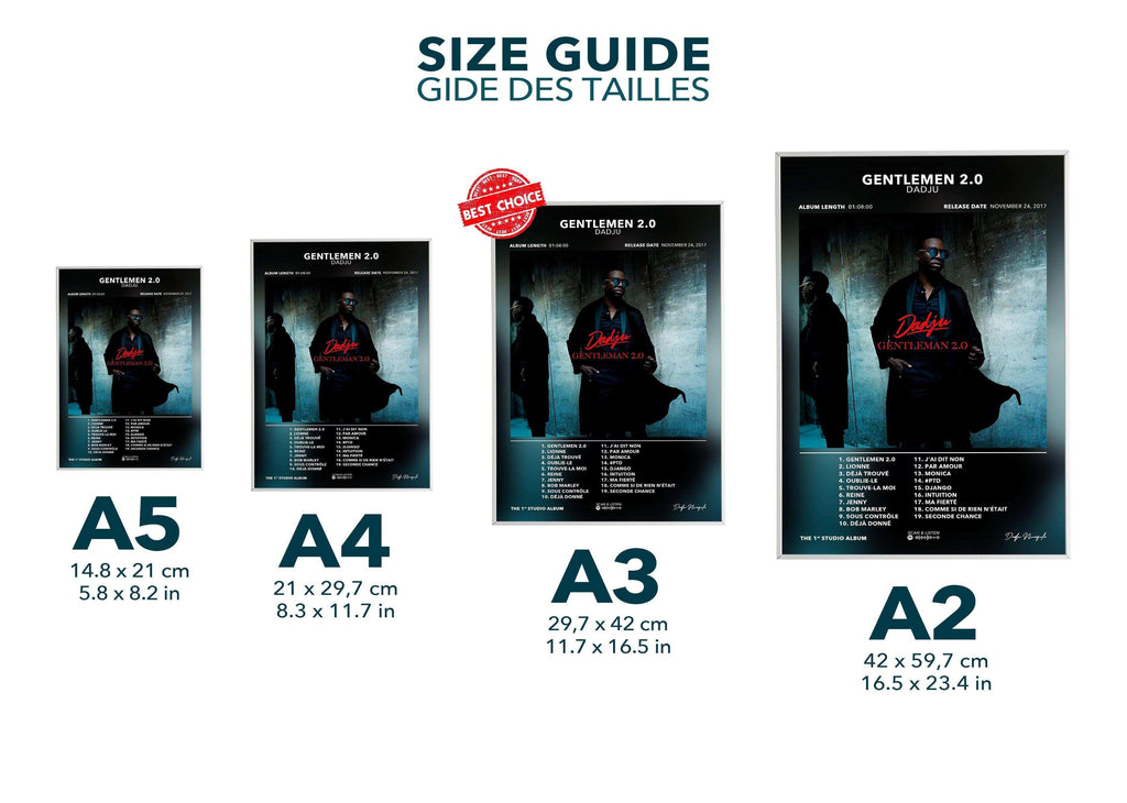 Poster Gentlemen 2.0 Dadju - Backyard