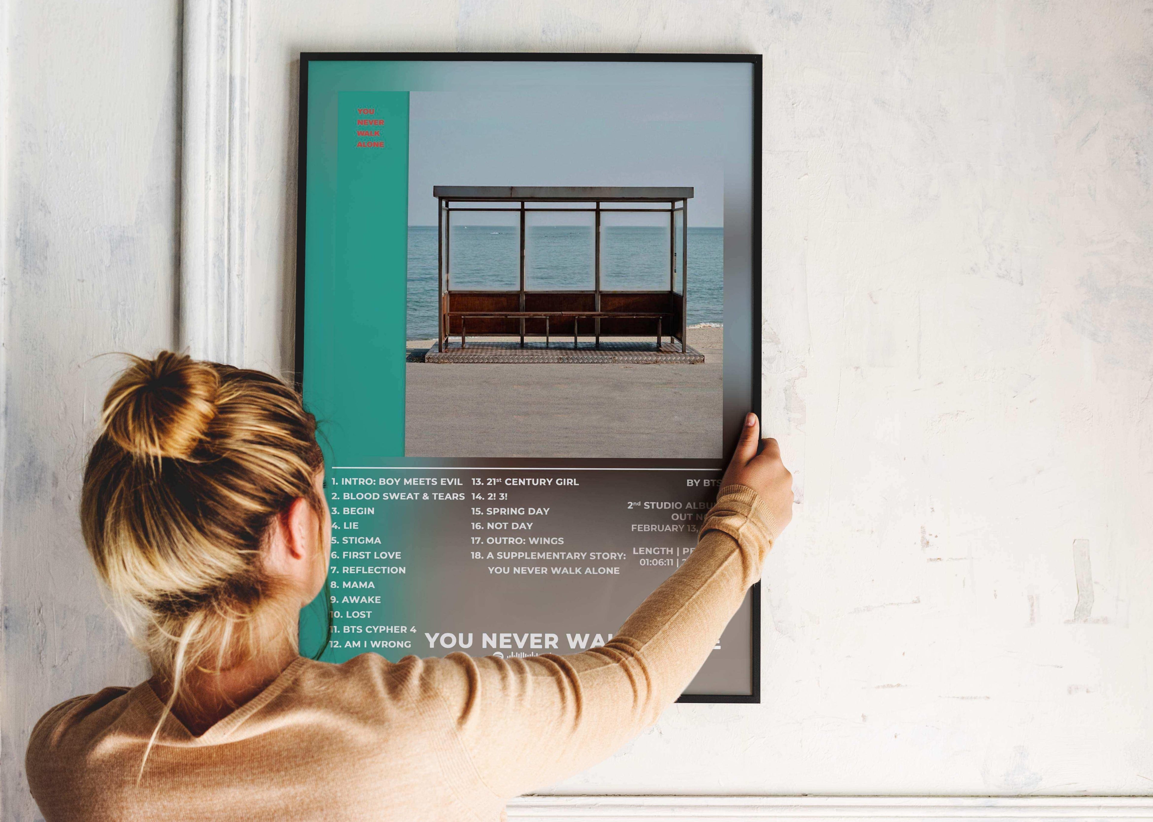 You Never Walk Alone BTS Poster - Backyard