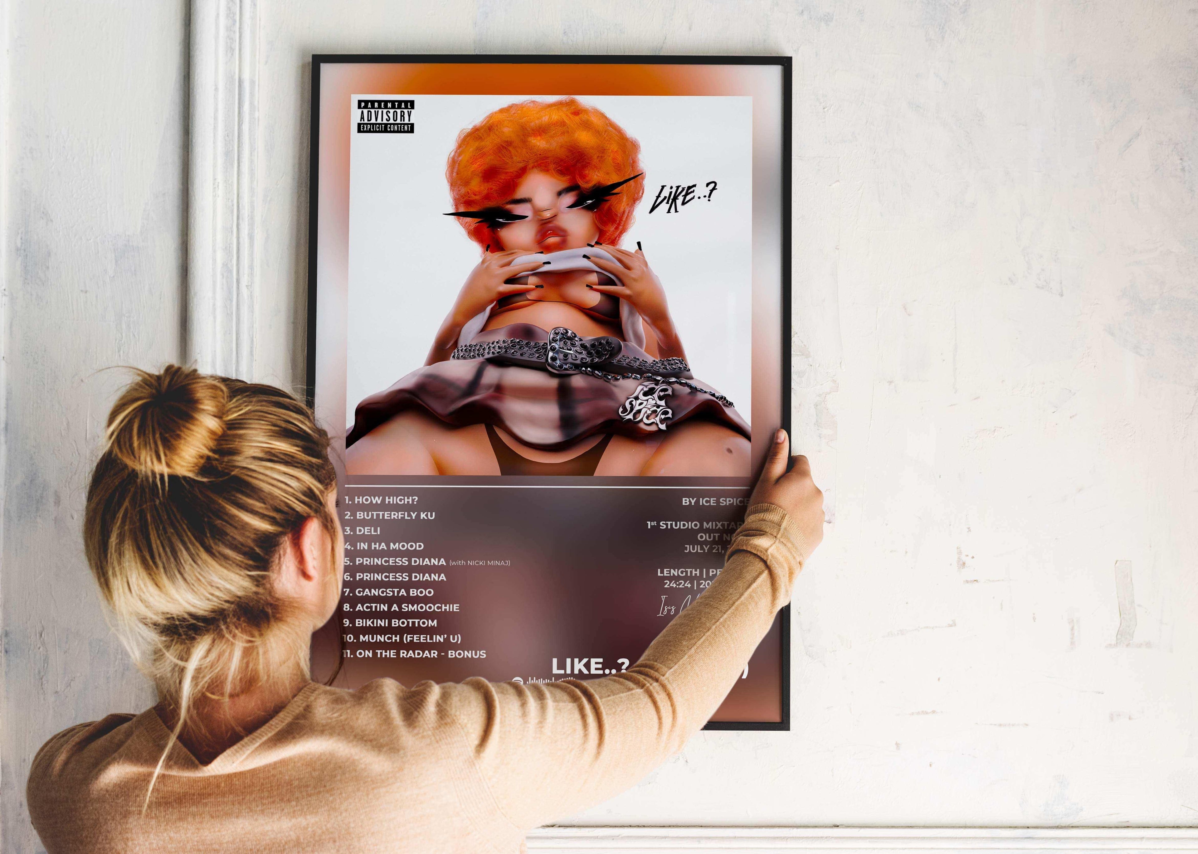 Like ..? Ice Spice Poster - Backyard