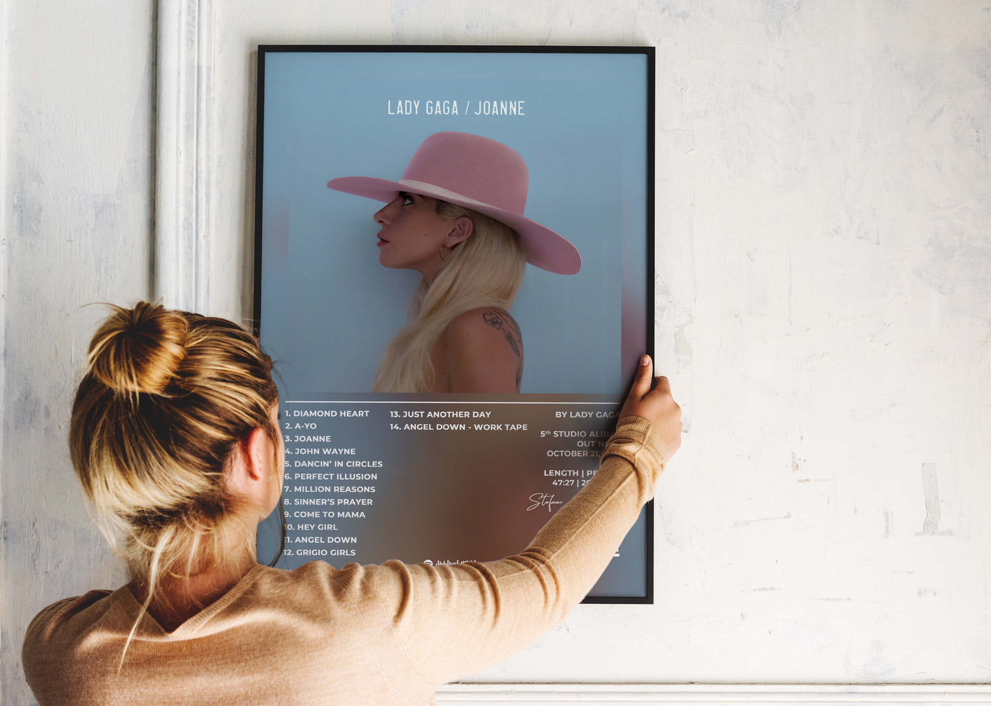 Joanne Lady Gaga Poster