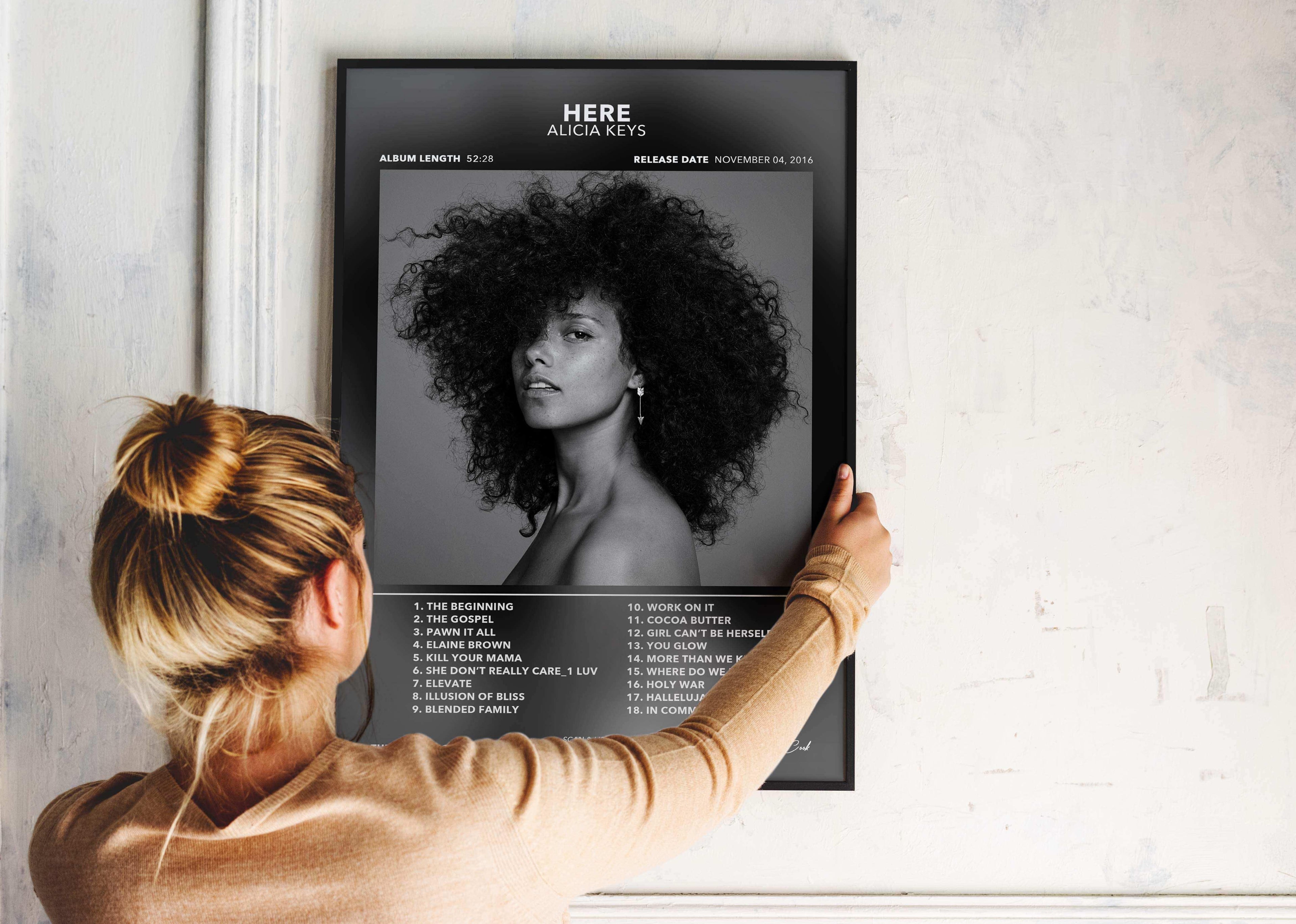Poster Here Alicia Keys - Backyard