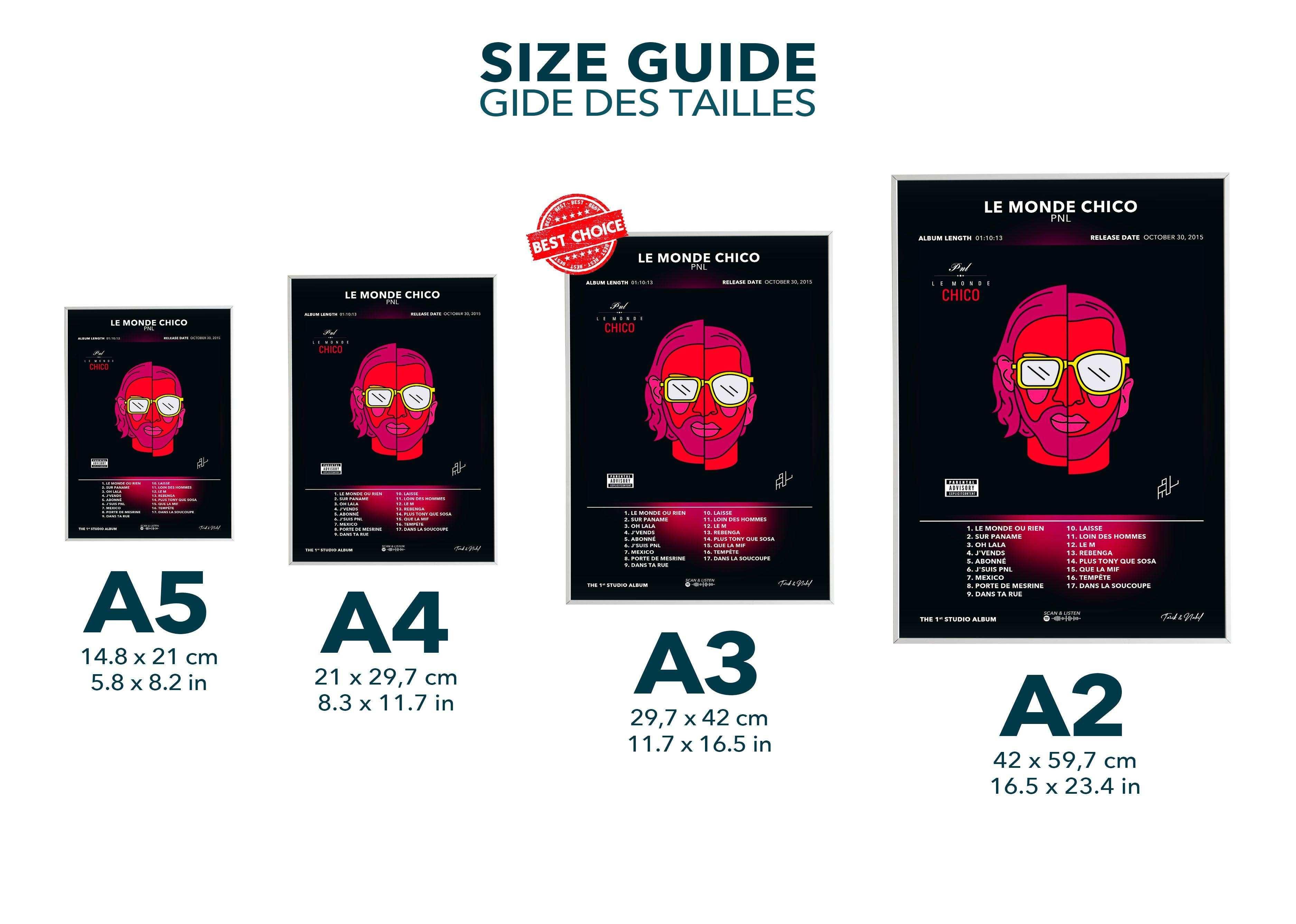 Poster Le Monde Chico PNL - Backyard