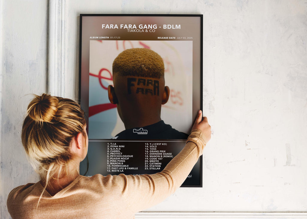 Poster Fara Fara Gang - BDLM Tiakola - Backyard