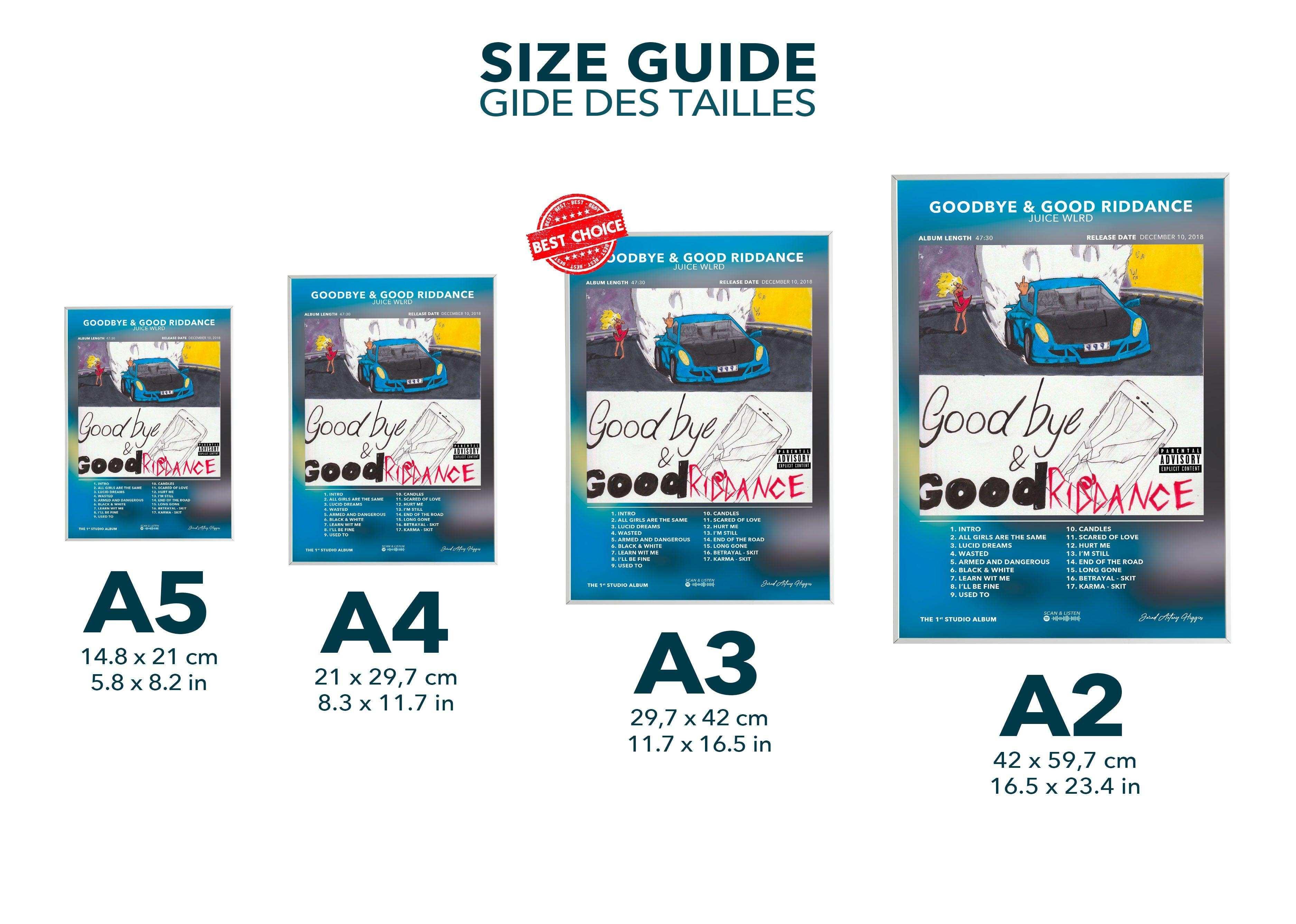 Poster Goodbye And Good Riddance Juice Wrld - Backyard