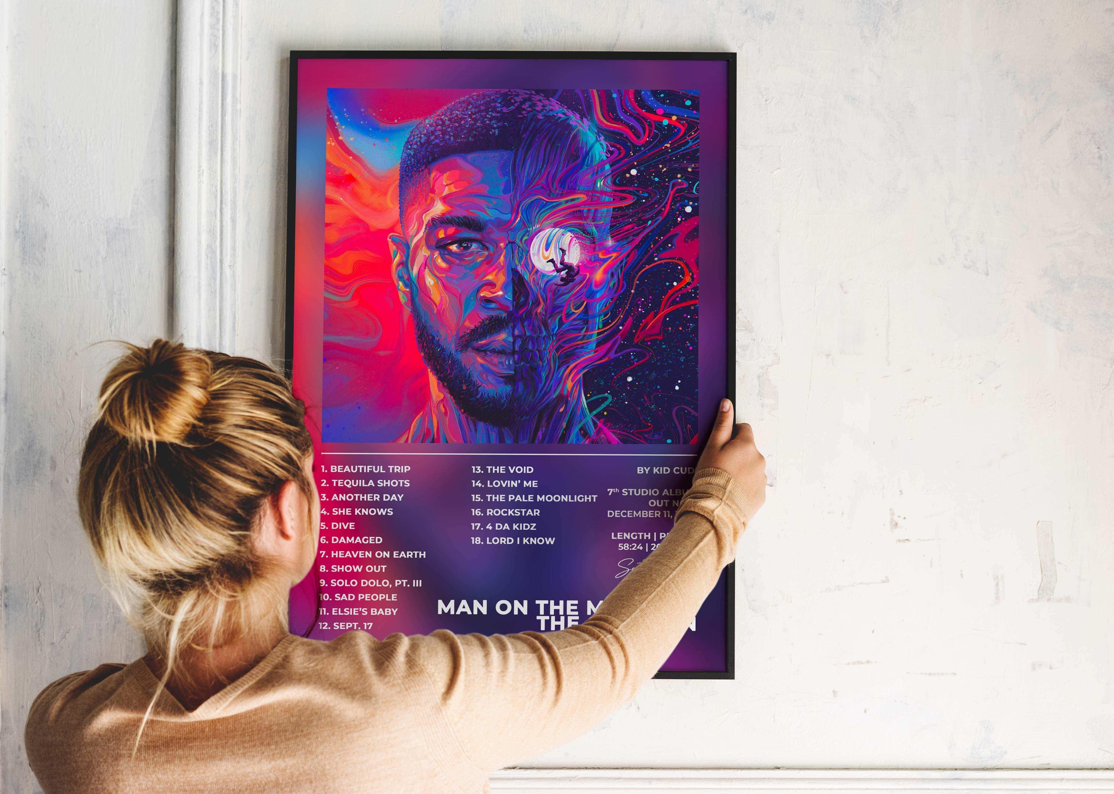 Man On The Moon 3 : The Choosen Kid Cudi Poster - Backyard