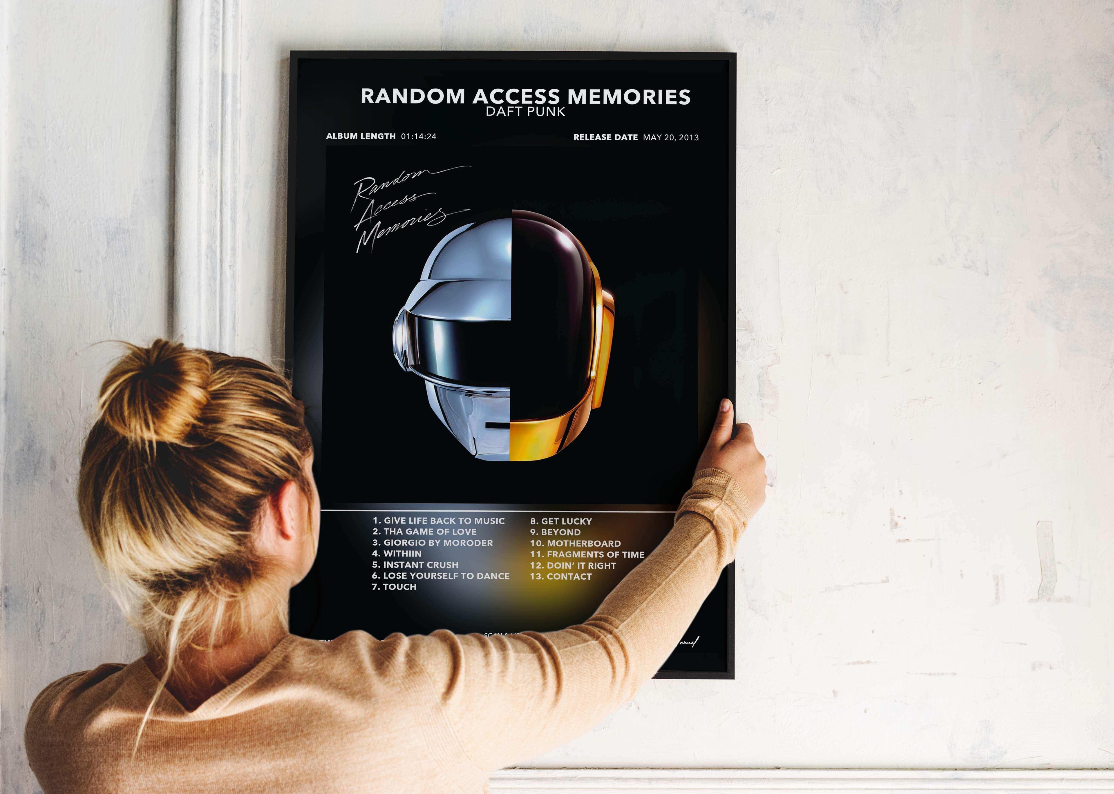 Poster Random Access Memories Daft Punk - Backyard
