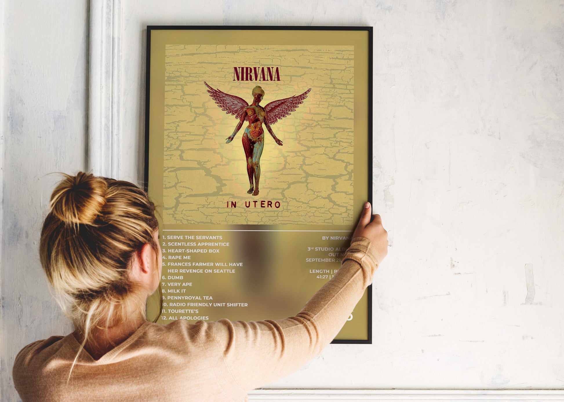 In Utero Nirvana Poster Backyard