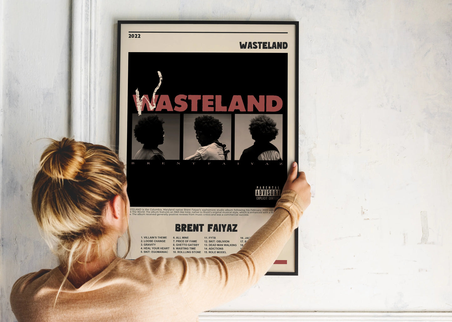 Wasteland Brent Faiyaz Poster Backyard