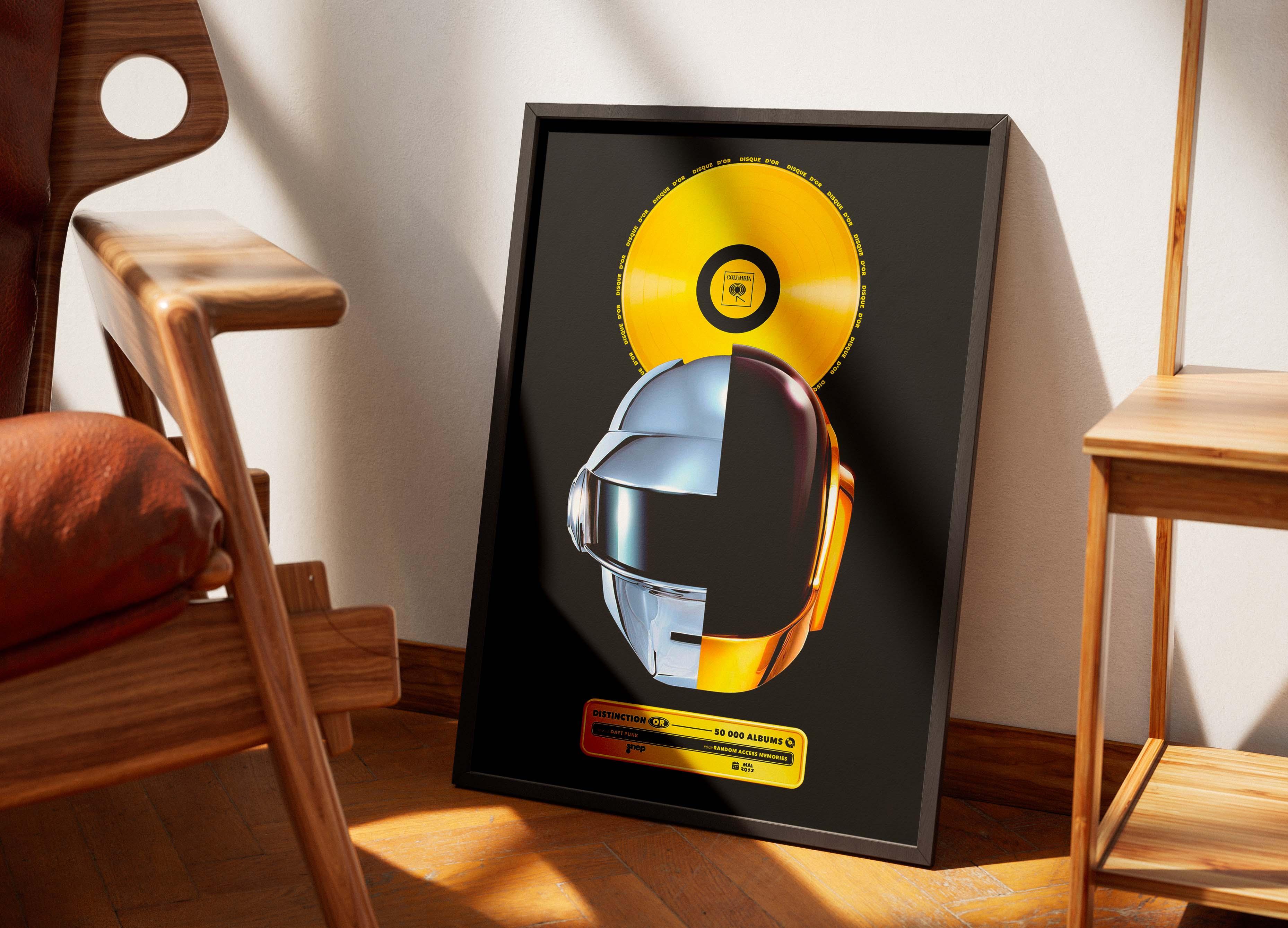 Disque D'or Random Access Memories Daft Punk - Backyard