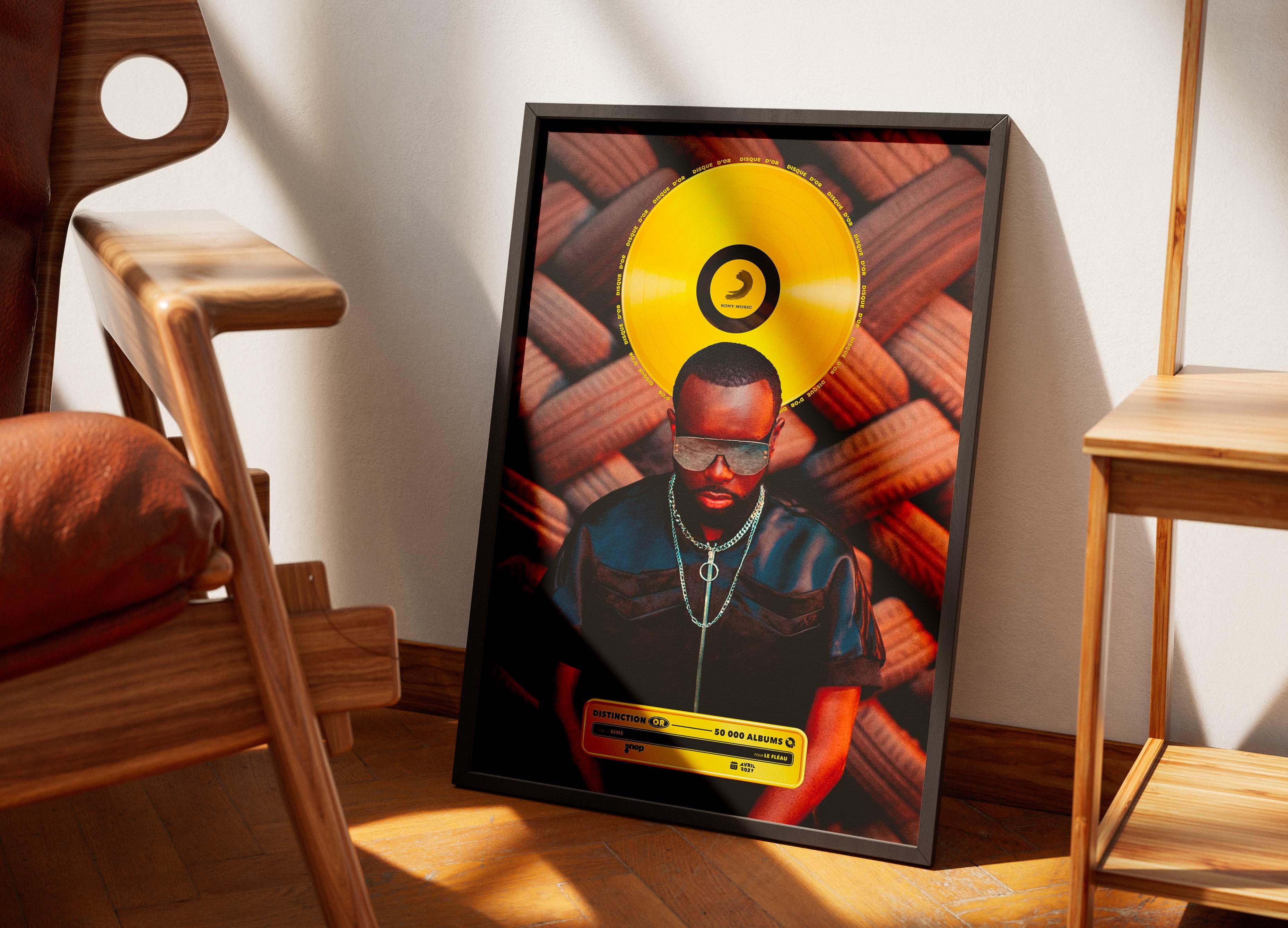 Disque D'or Le Fléau Gims - Backyard