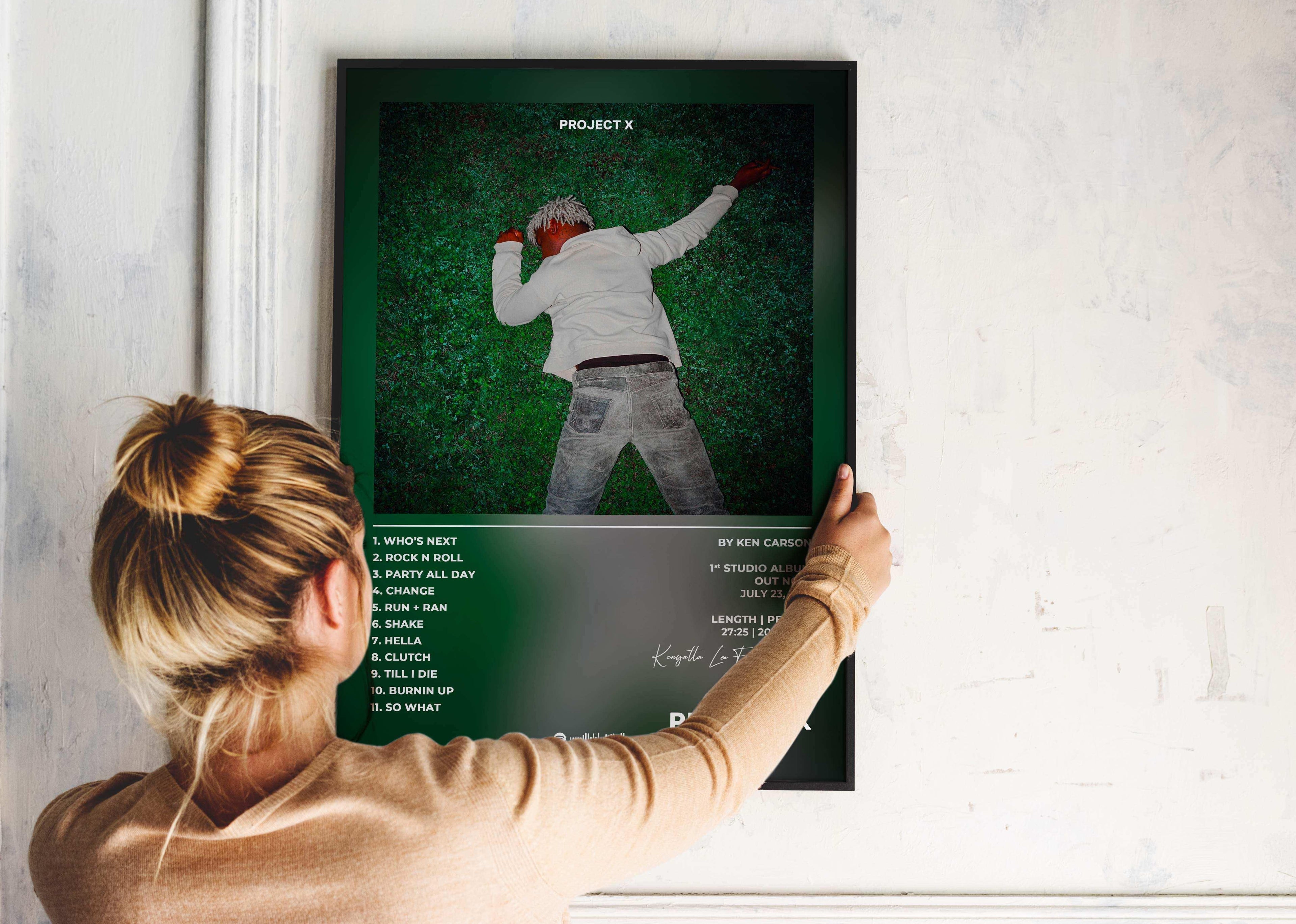 Project X Ken Carson Poster - Backyard