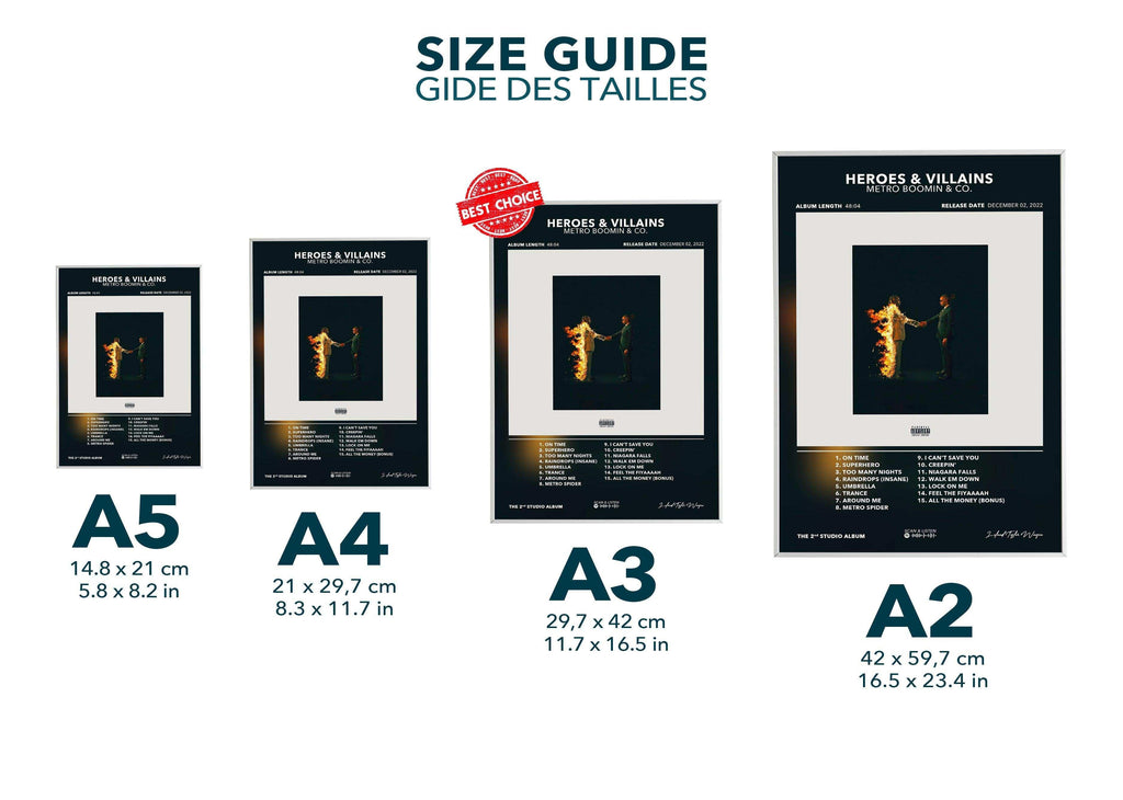 Poster Heroes & Villains Metro Boomin - Backyard