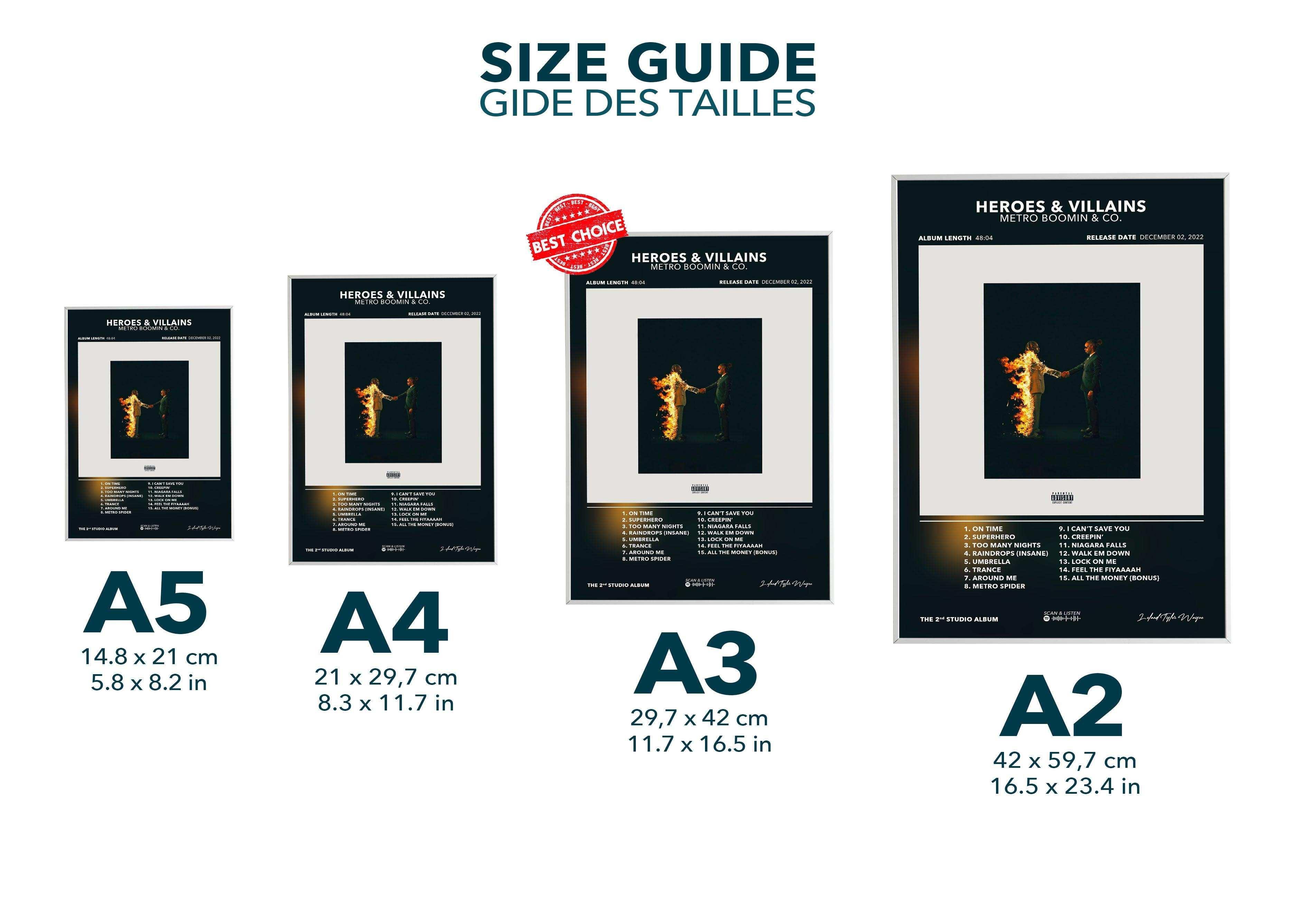 Poster Heroes & Villains Metro Boomin - Backyard