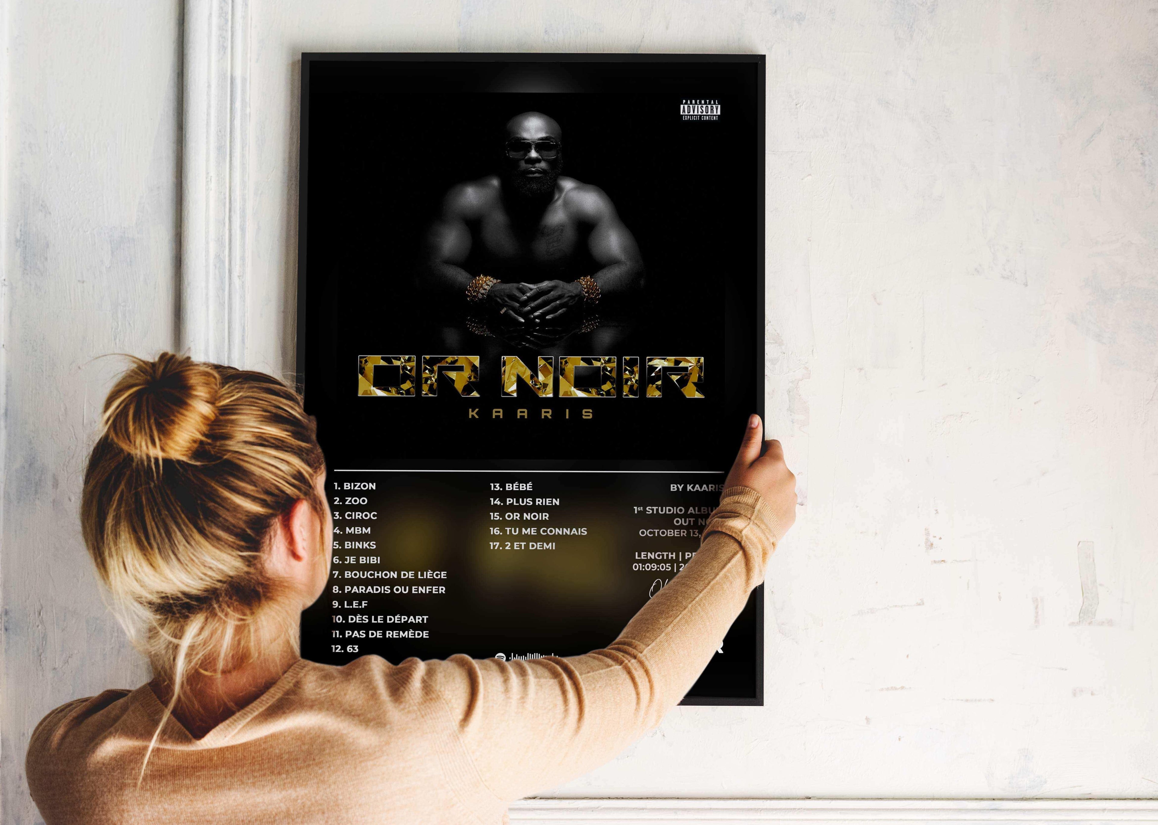 Or Noir Kaaris Poster - Backyard