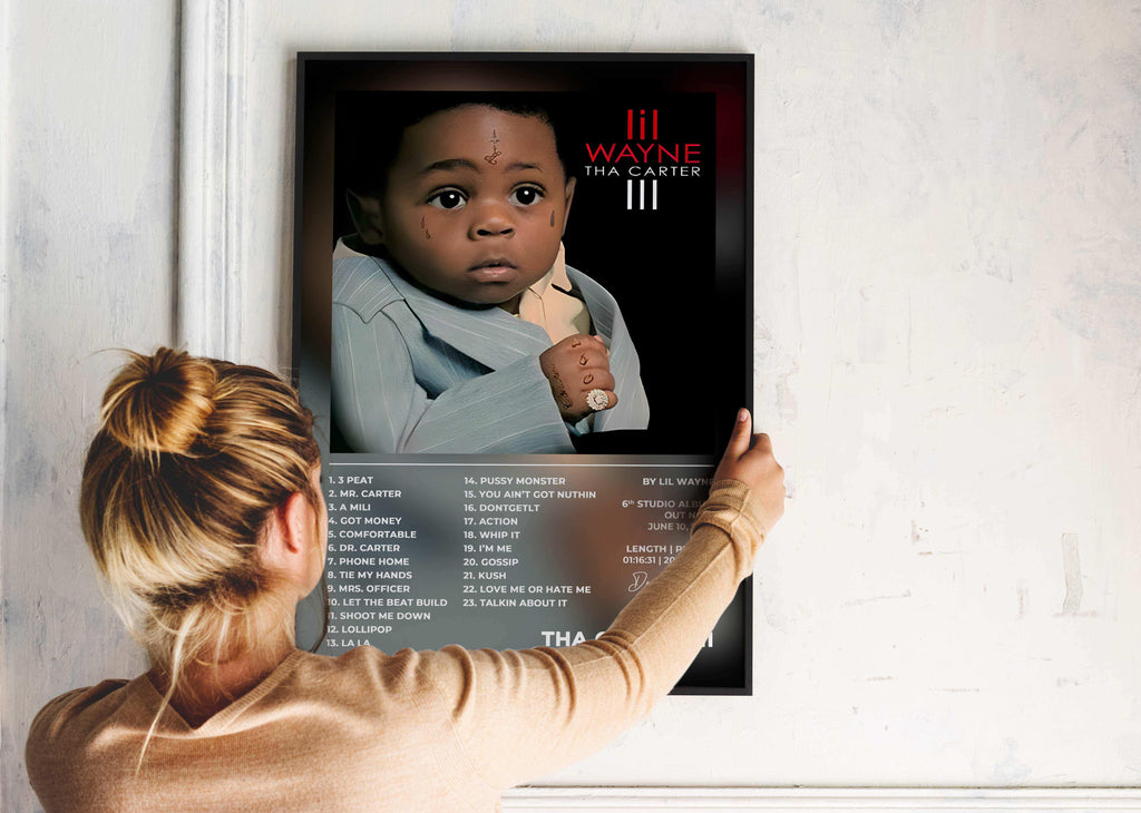 Tha Carter 3 Lil Wayne Poster - Backyard