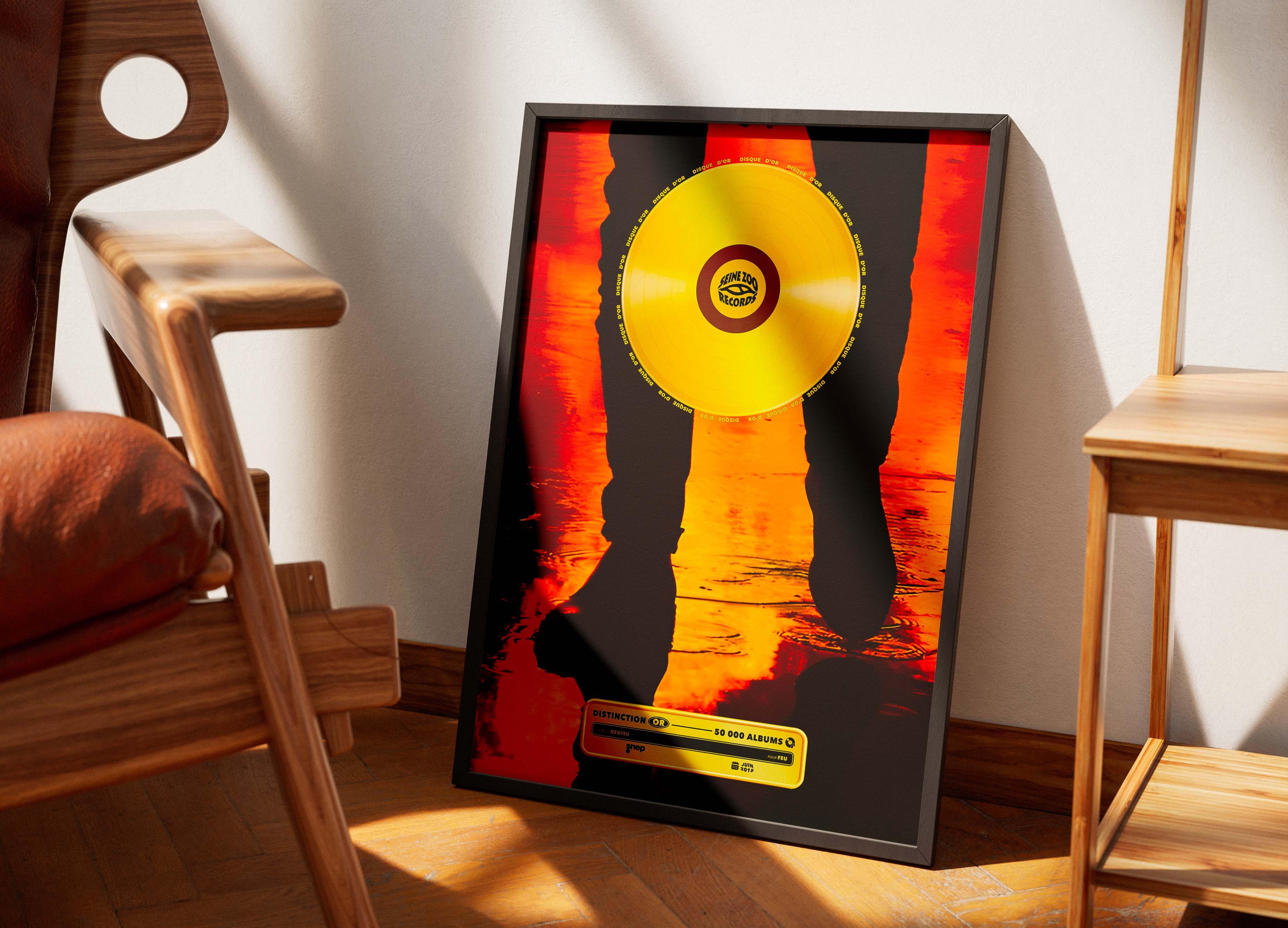 Disque D'Or Feu Nekfeu - Backyard