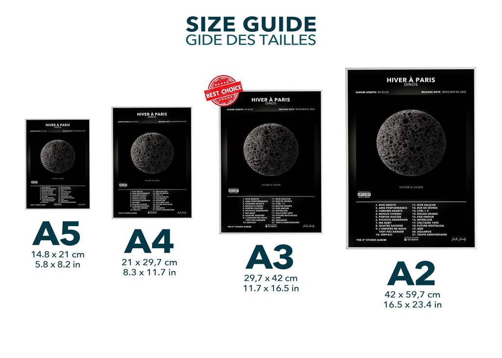 Poster Hiver À Paris Dinos - Backyard