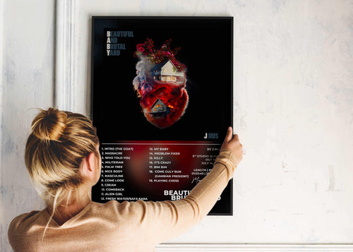 Beautiful And Brutal Yard J Hus Poster - Backyard