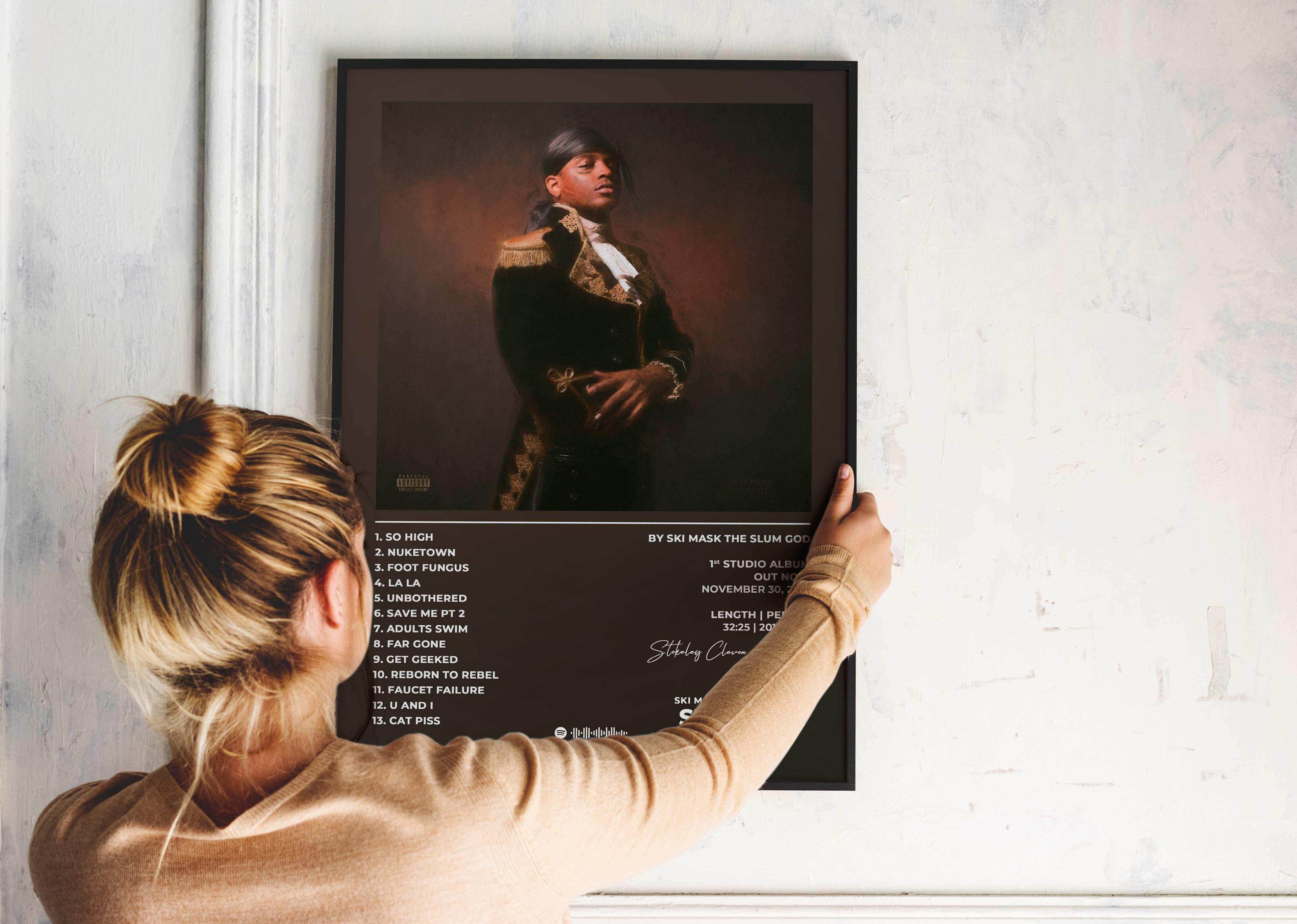 Affiche encadrée accrochée au mur, faite en France, livraison gratuite 48h, cadeau idéal Noël