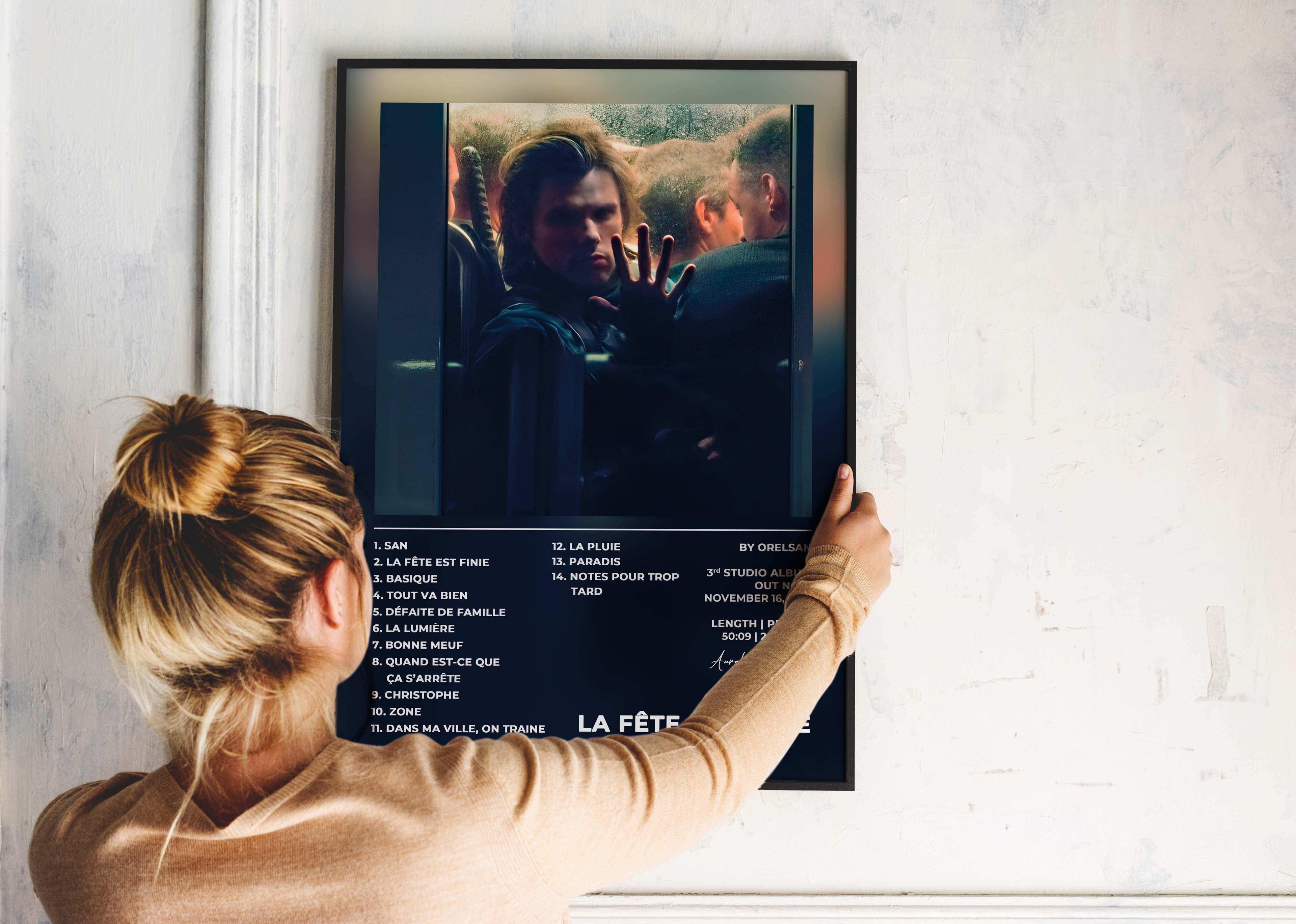 La Fete Est Finie Orelsan Poster - Backyard