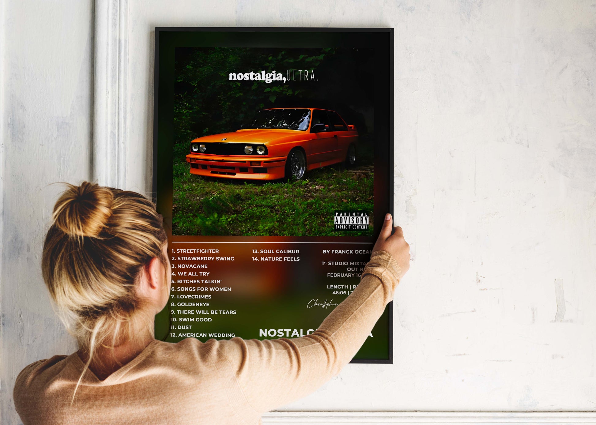 Nostalgia Ultra Frank Ocean Poster Backyard