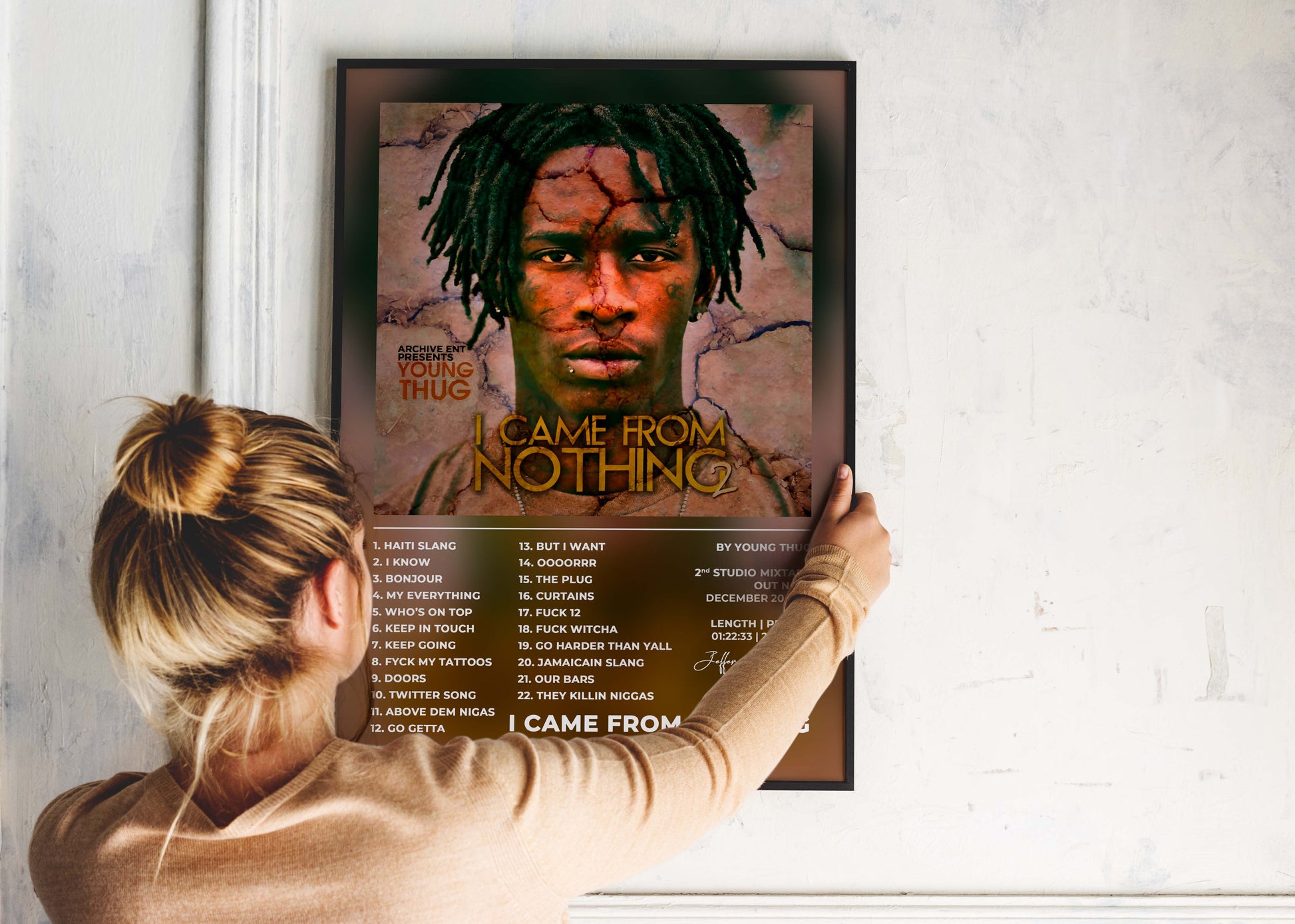 I Came From Nothing Young Thug Poster Backyard