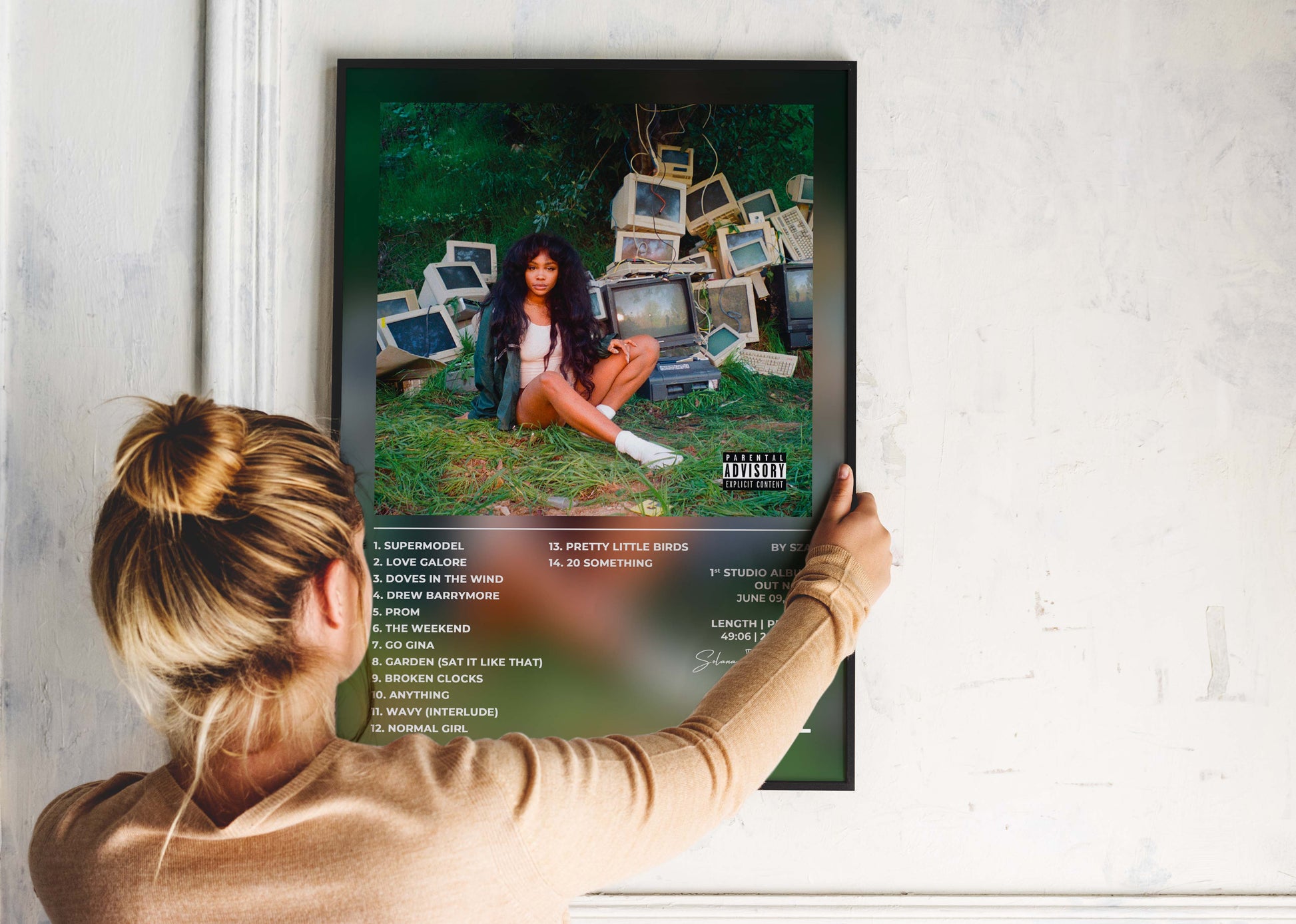 CTRL SZA Poster Backyard