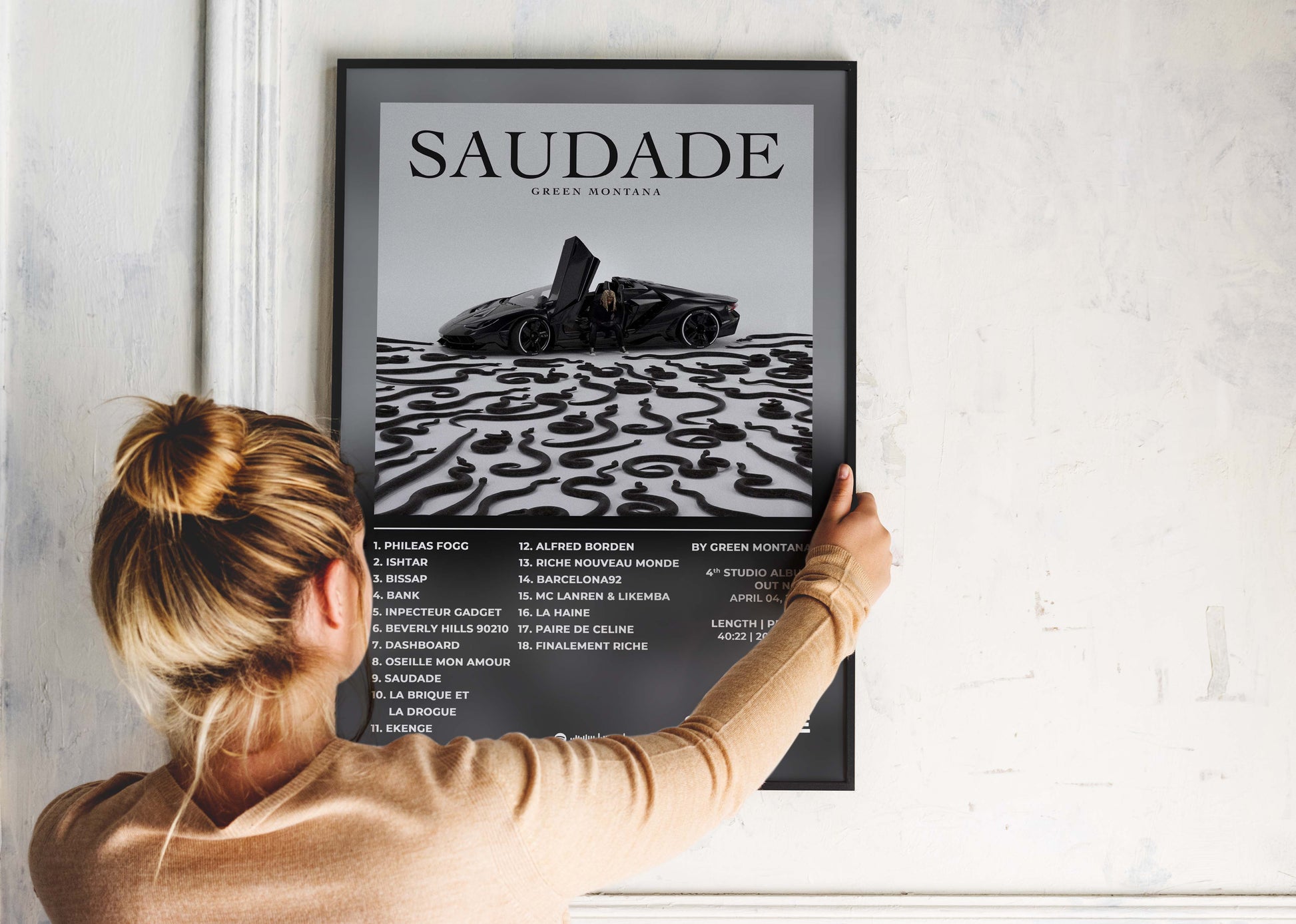 Saudade Green Montana Poster Backyard