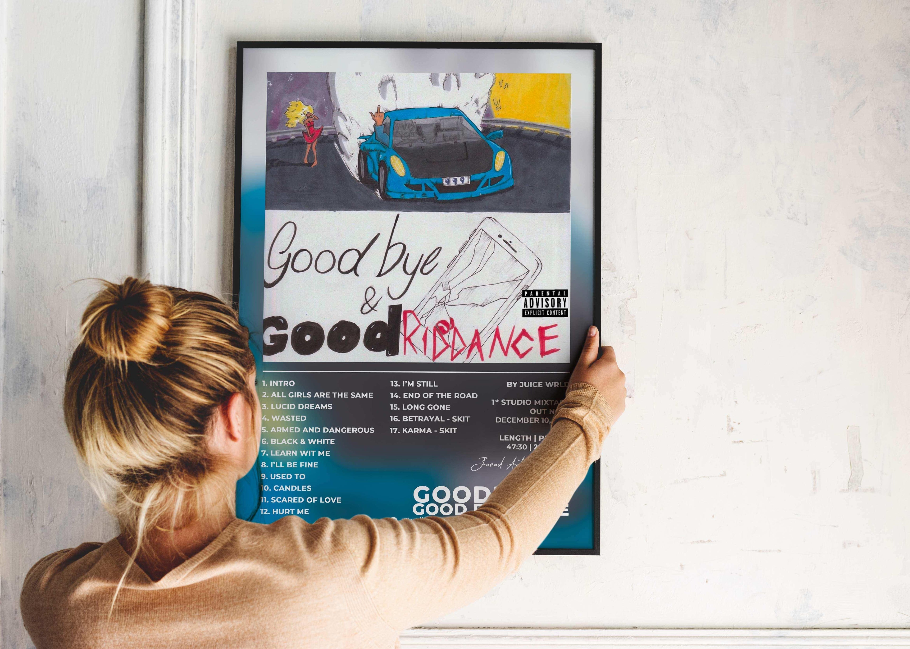 Goodbye & Good Riddance Juice Wrld Poster - Backyard