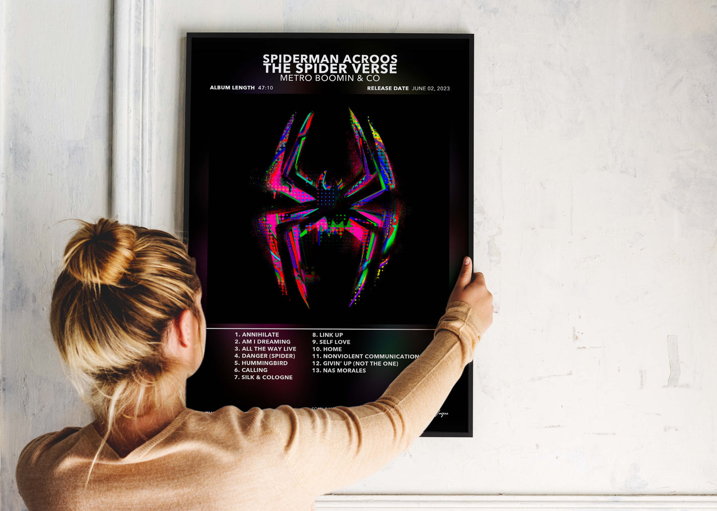 Poster Spiderman Across The Spider Verse Metro Boomin