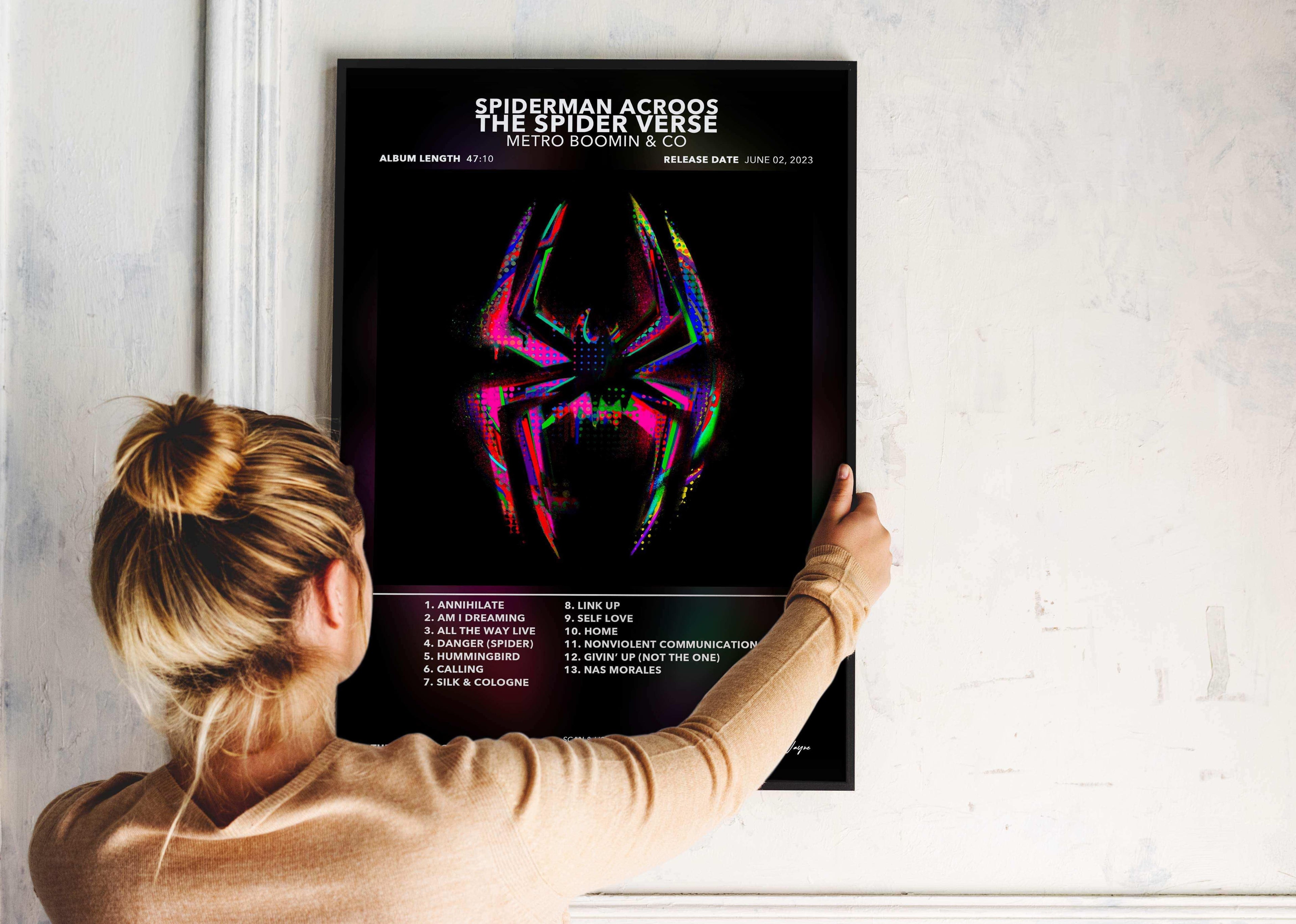 Poster Spiderman Across The Spider Verse Metro Boomin - Backyard