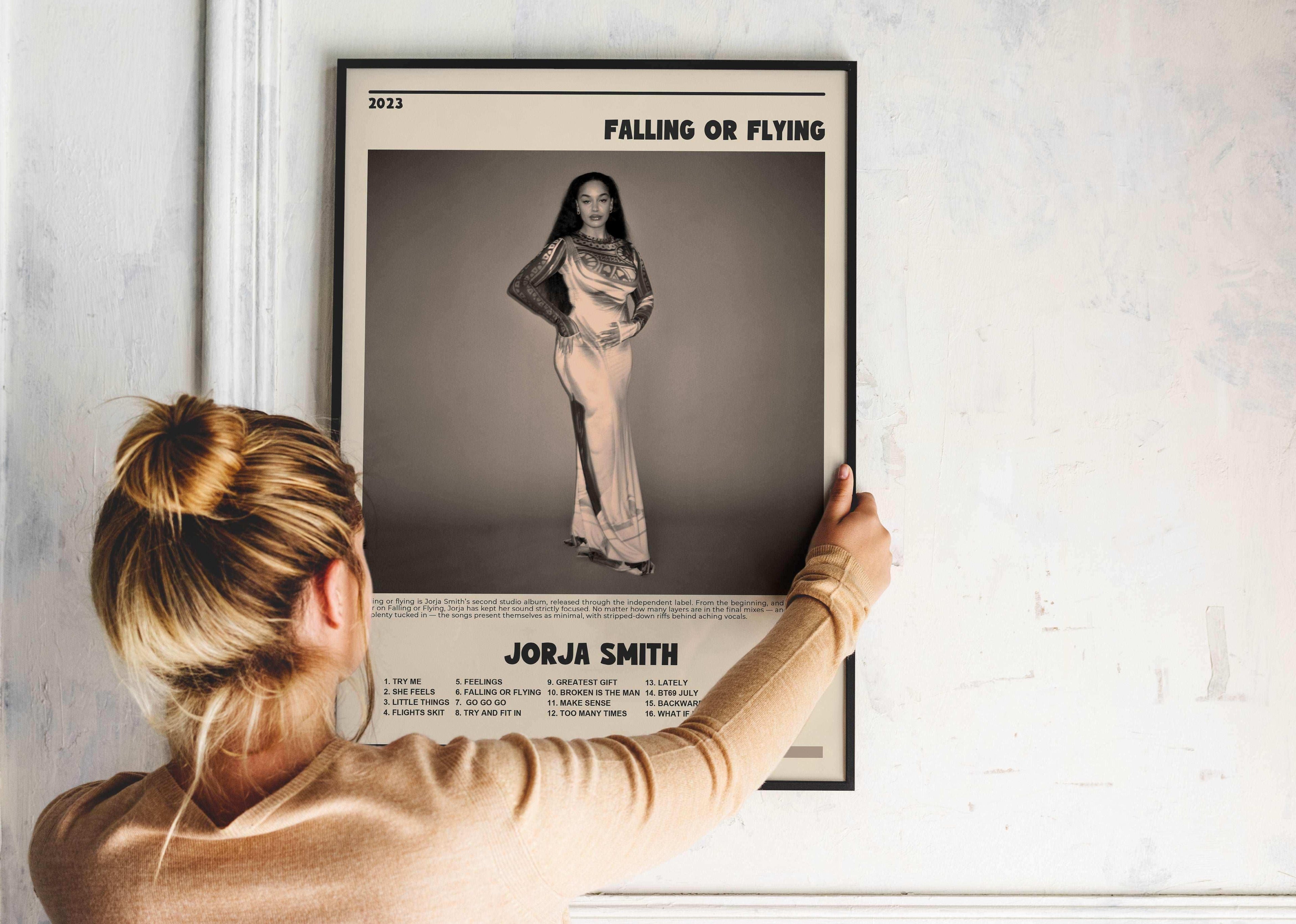 Falling Or Flying Jorja Smith Poster - Backyard