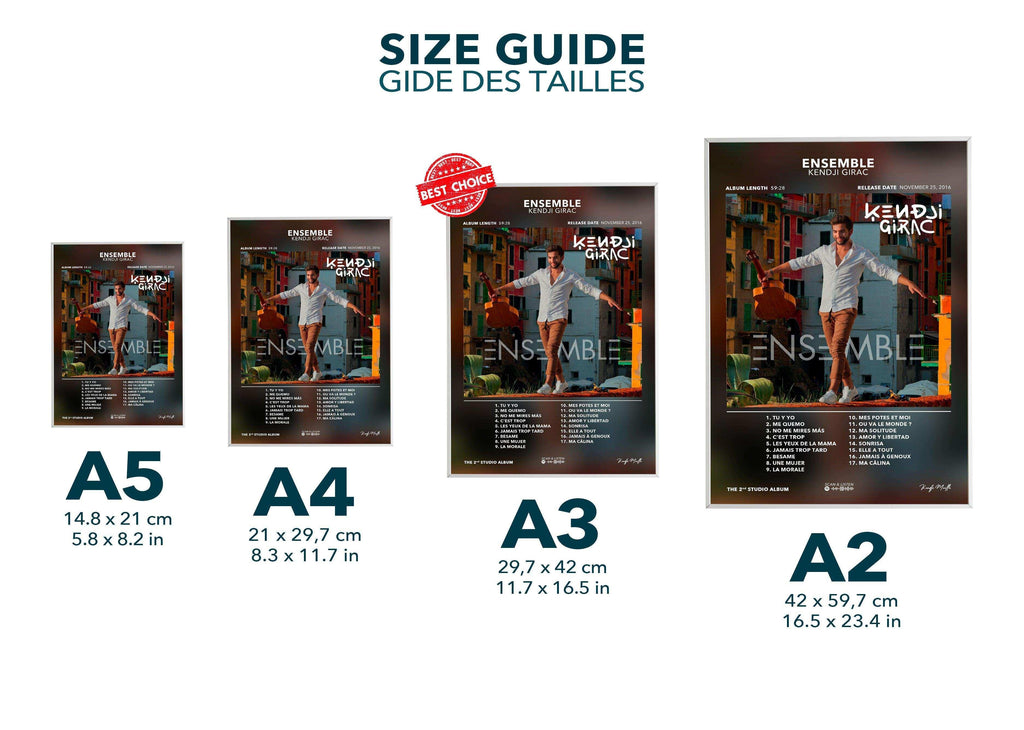 Poster Ensemble Kendji Girac - Backyard