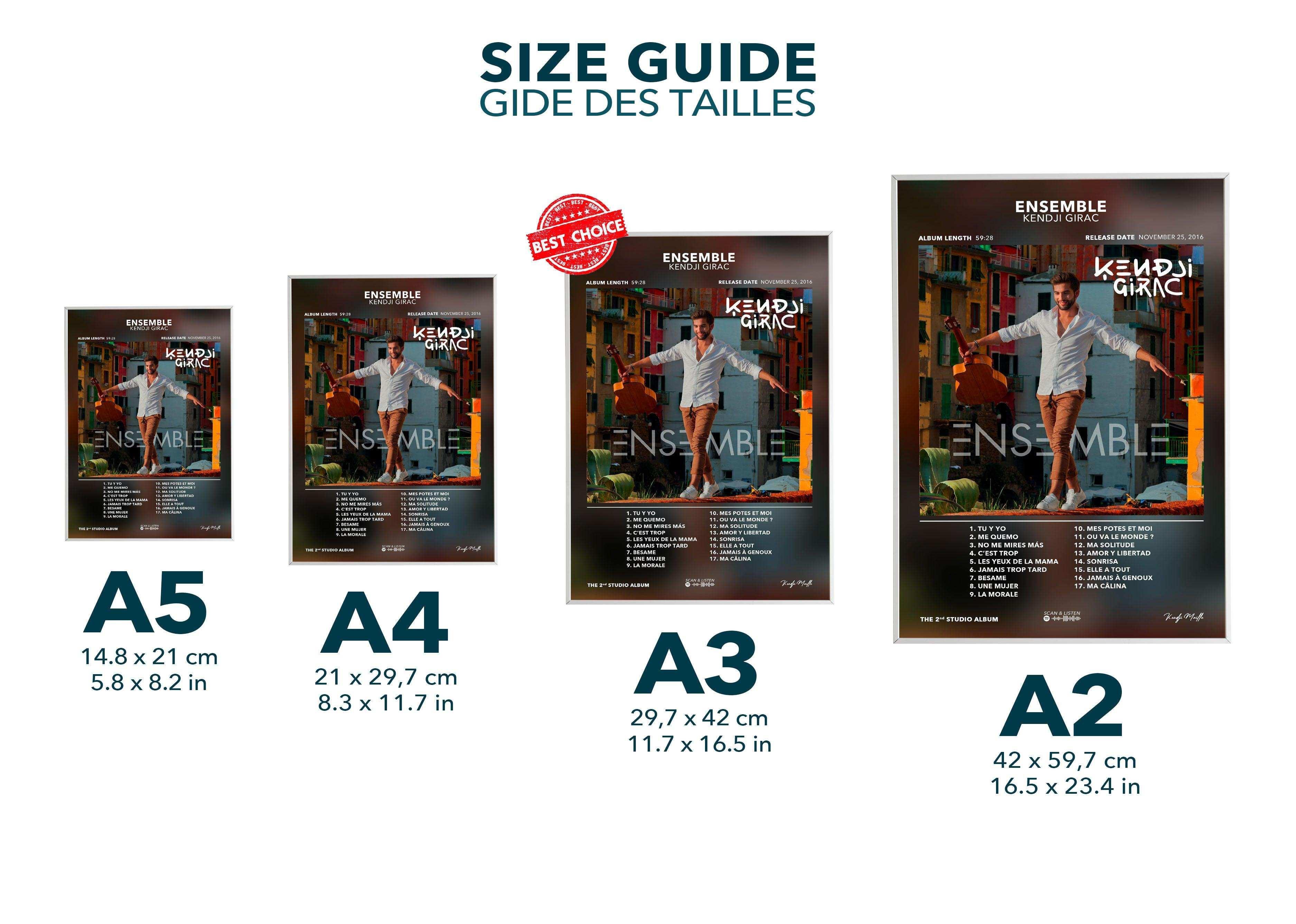 Poster Ensemble Kendji Girac - Backyard