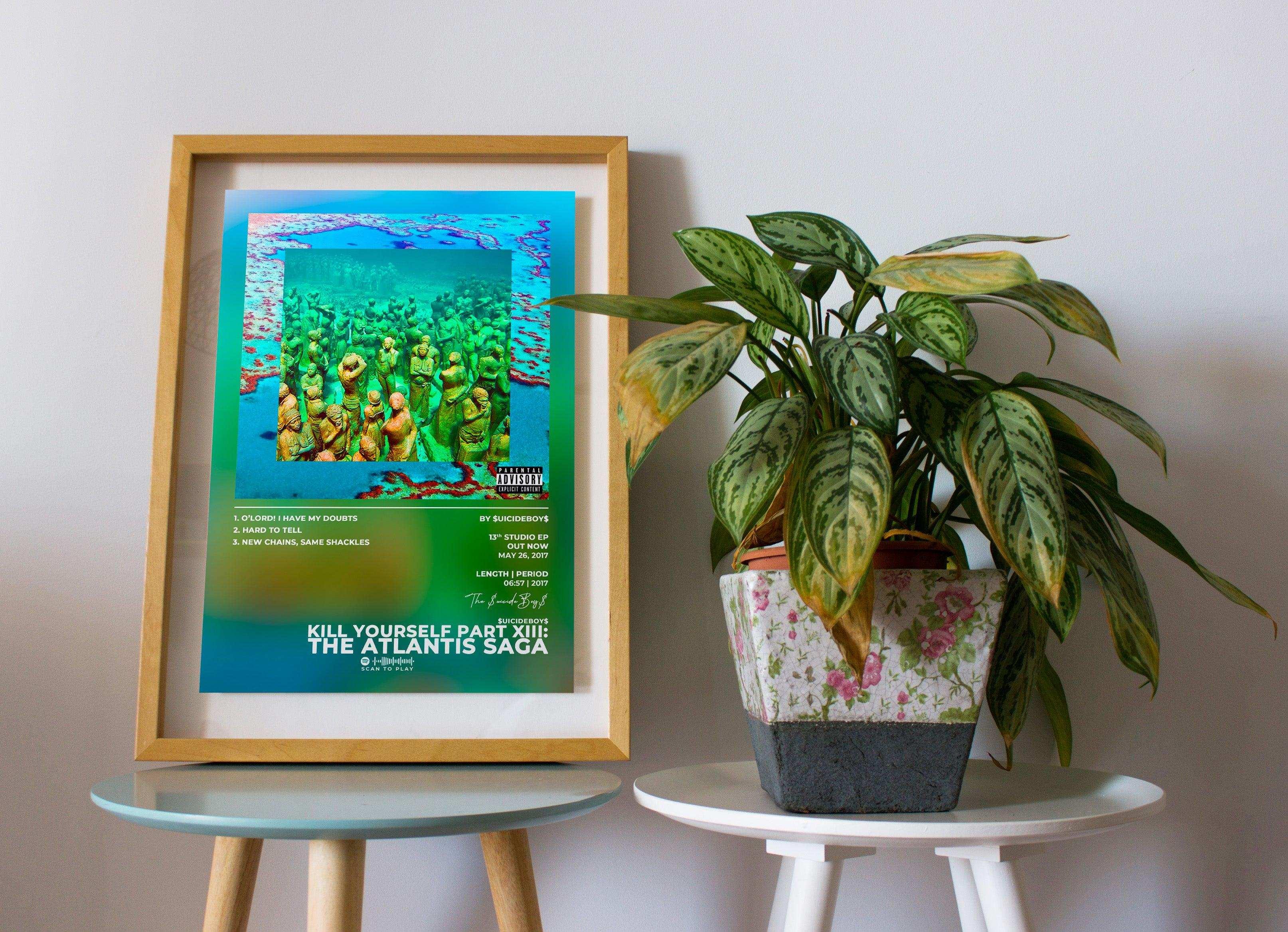 KILL YOURSELF Part XIII: The Atlantis Saga Suicideboys Poster - Backyard