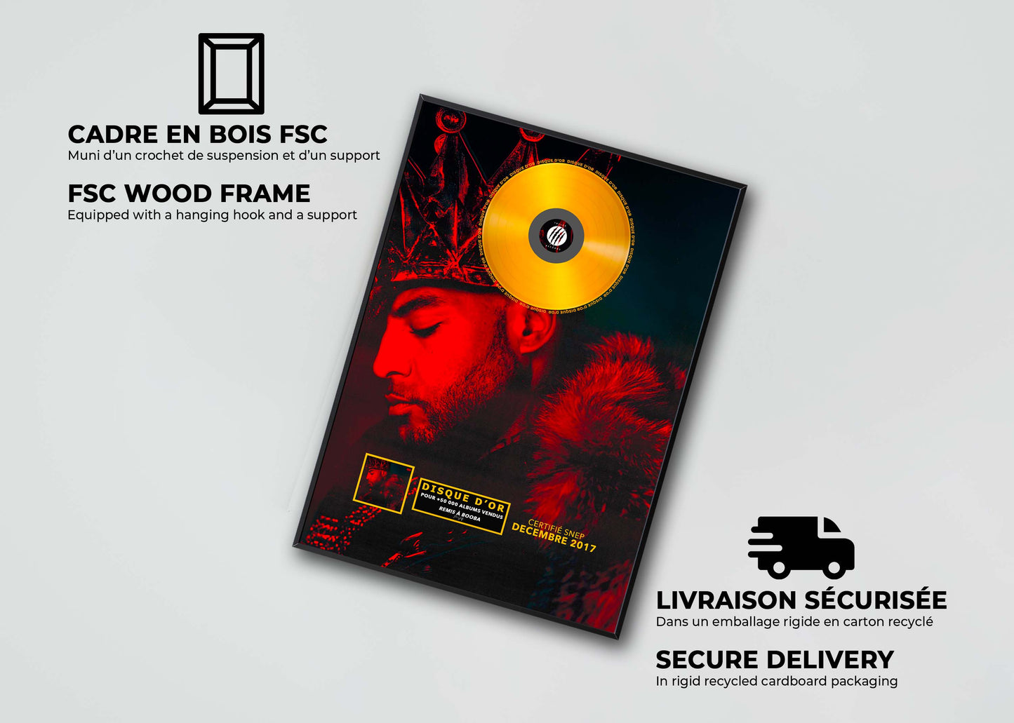 Disque D'or Trône Booba