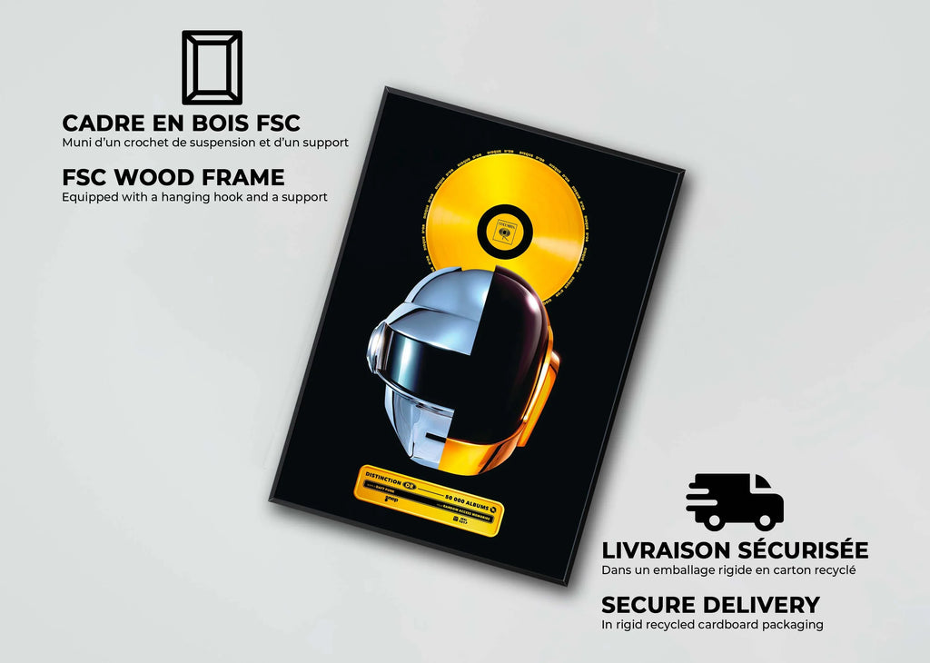 Disque D'or Random Access Memories Daft Punk - Backyard