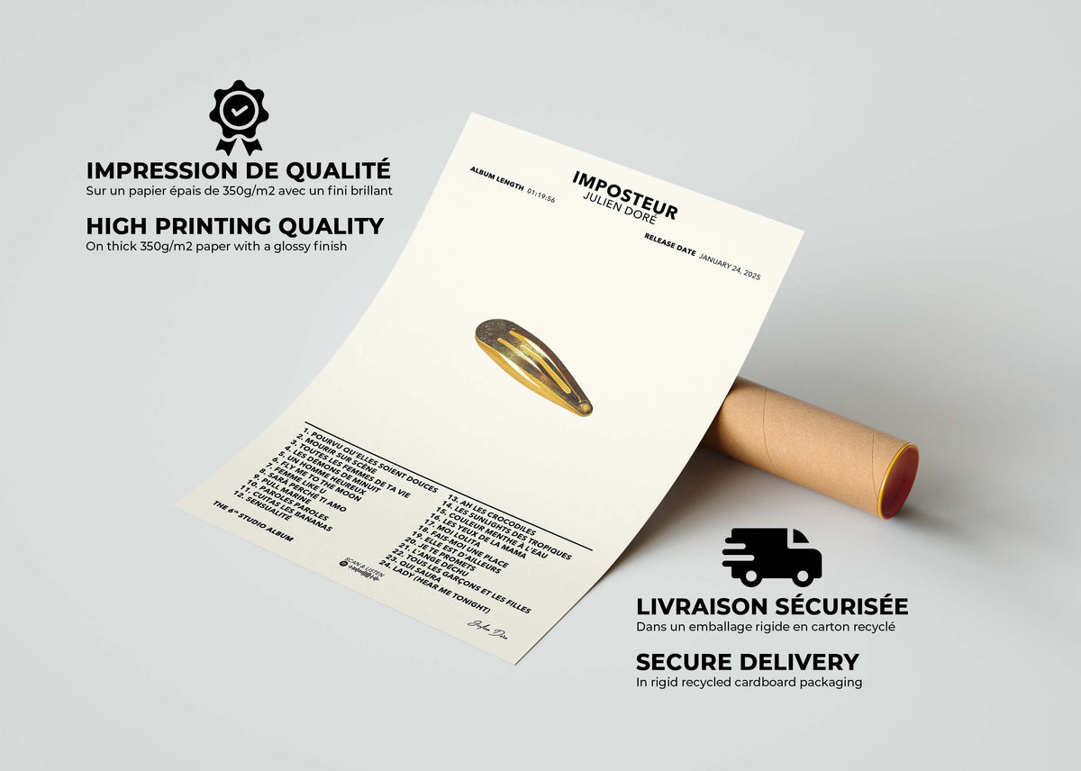 Poster Imposteur Julien Doré