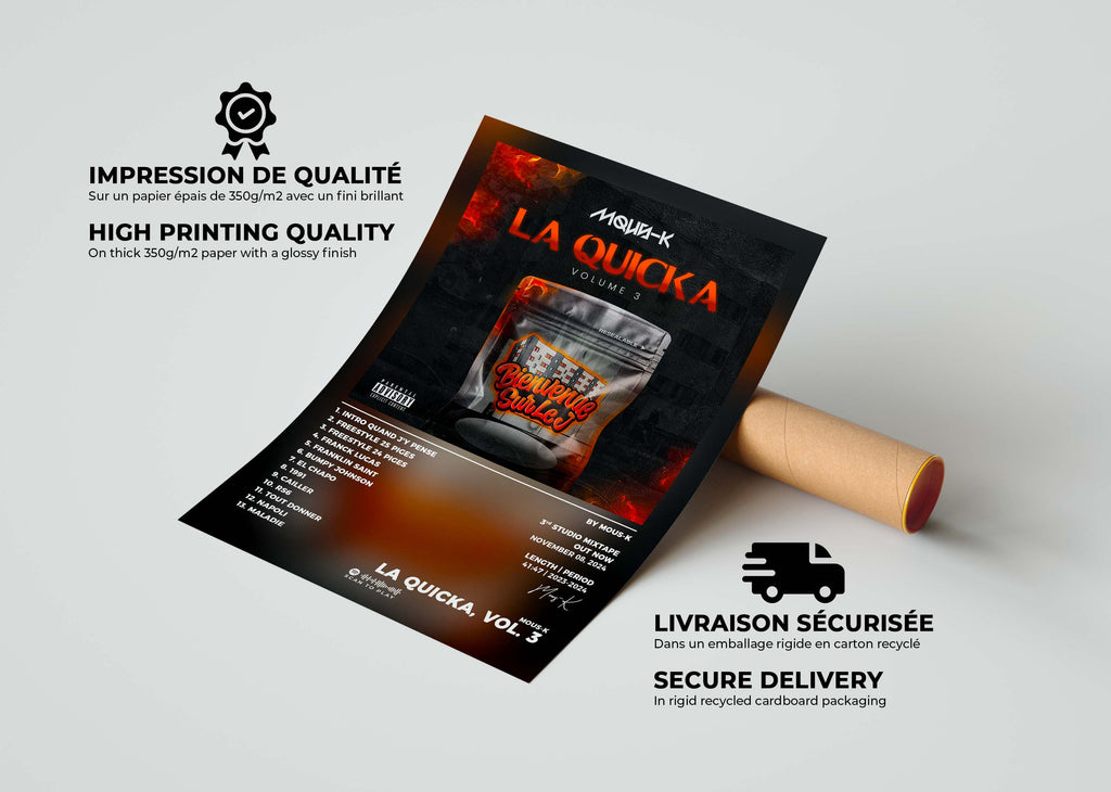 Poster La Quicka Vol 3 Mous-K