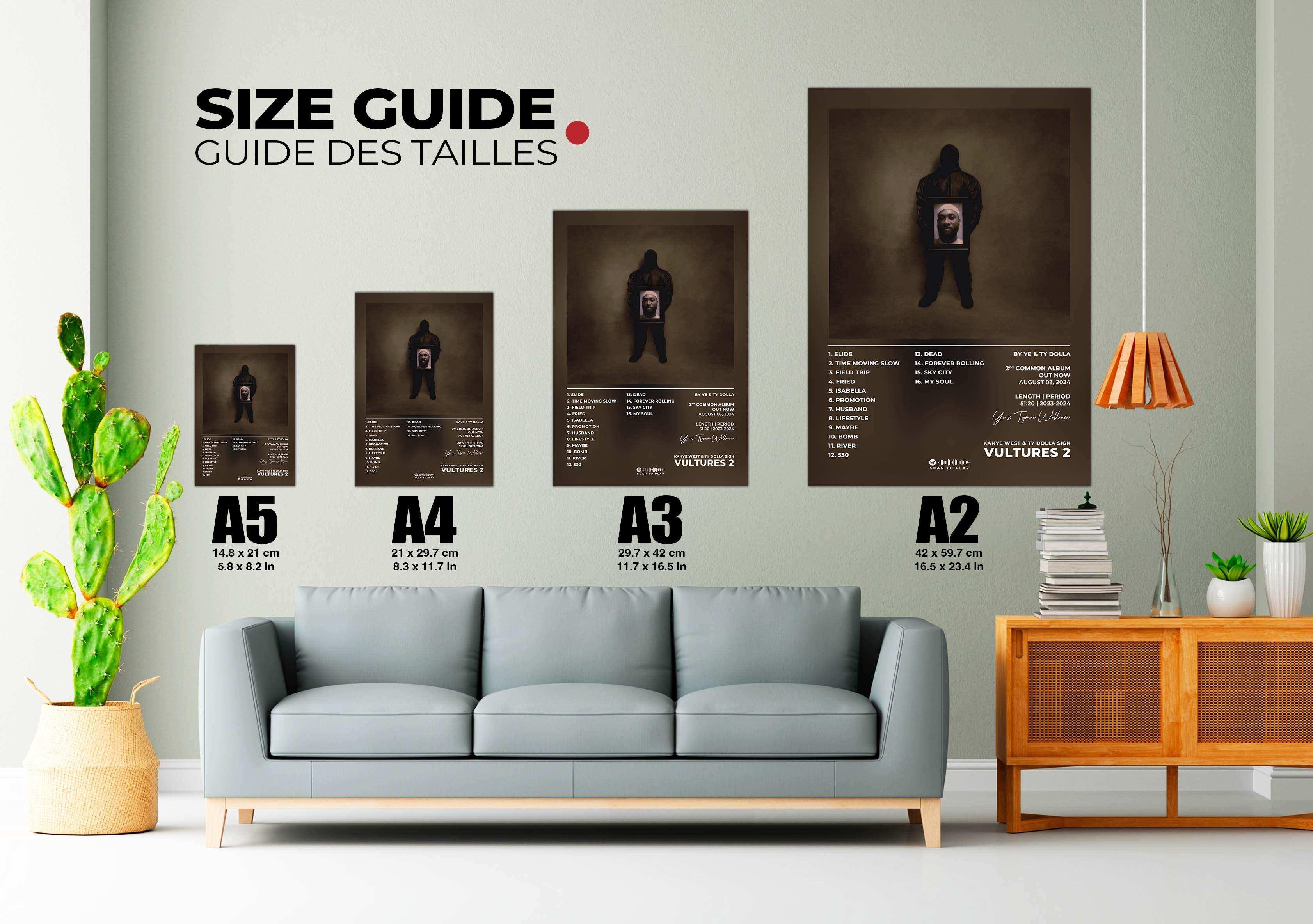Vultures 2 Kanye West & Ty Dolla $ign Poster - Backyard