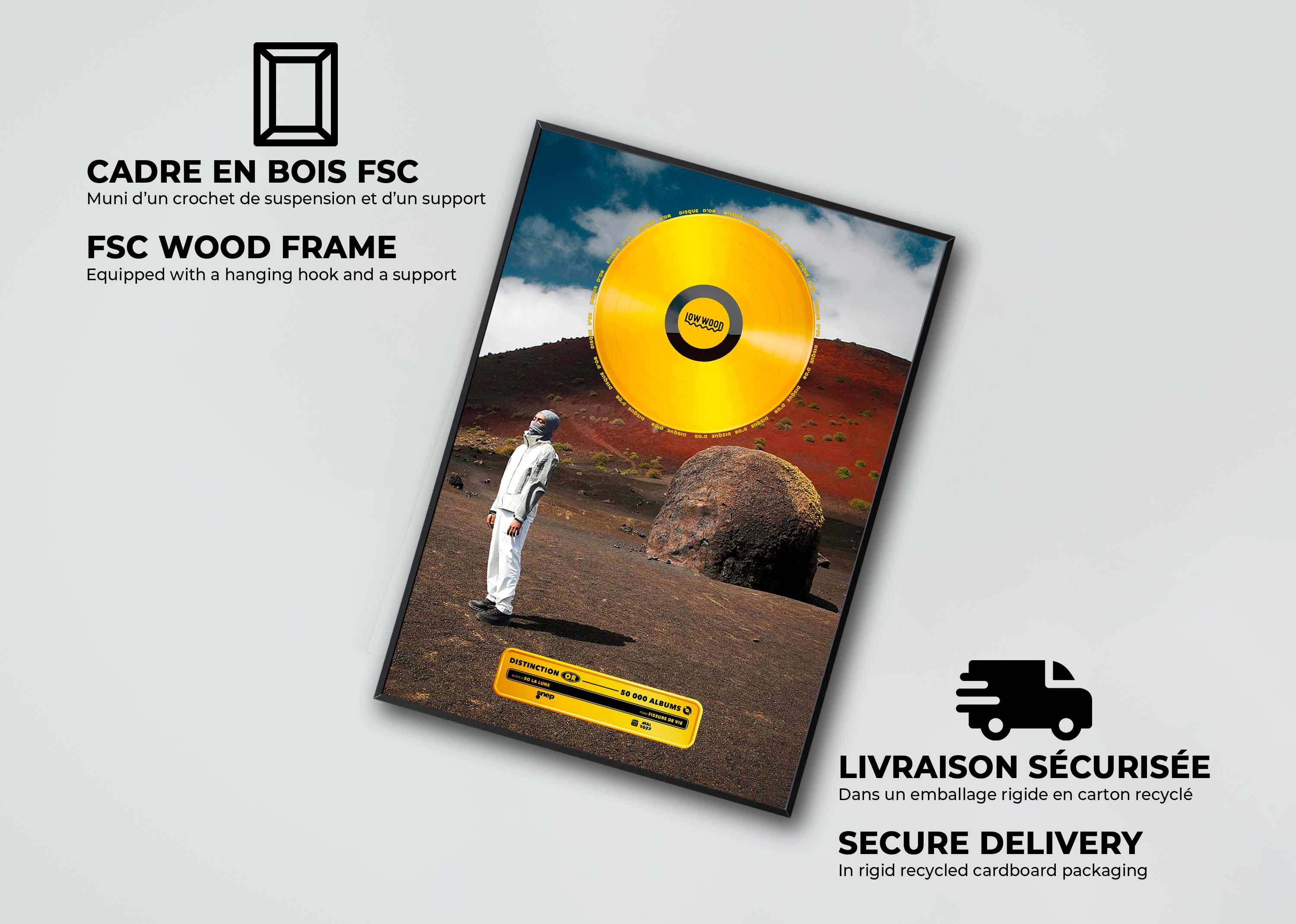 Disque D'or Fissure De Vie So La Lune - Backyard