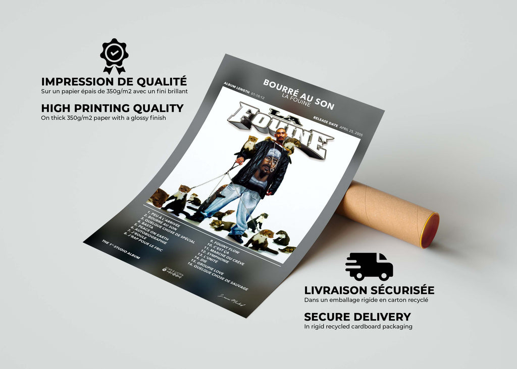Poster Bourré Au Son La Fouine