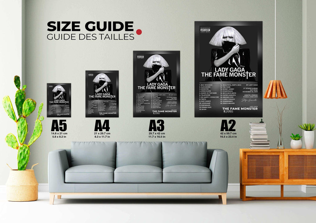The Fame Monster Lady Gaga Poster - Backyard