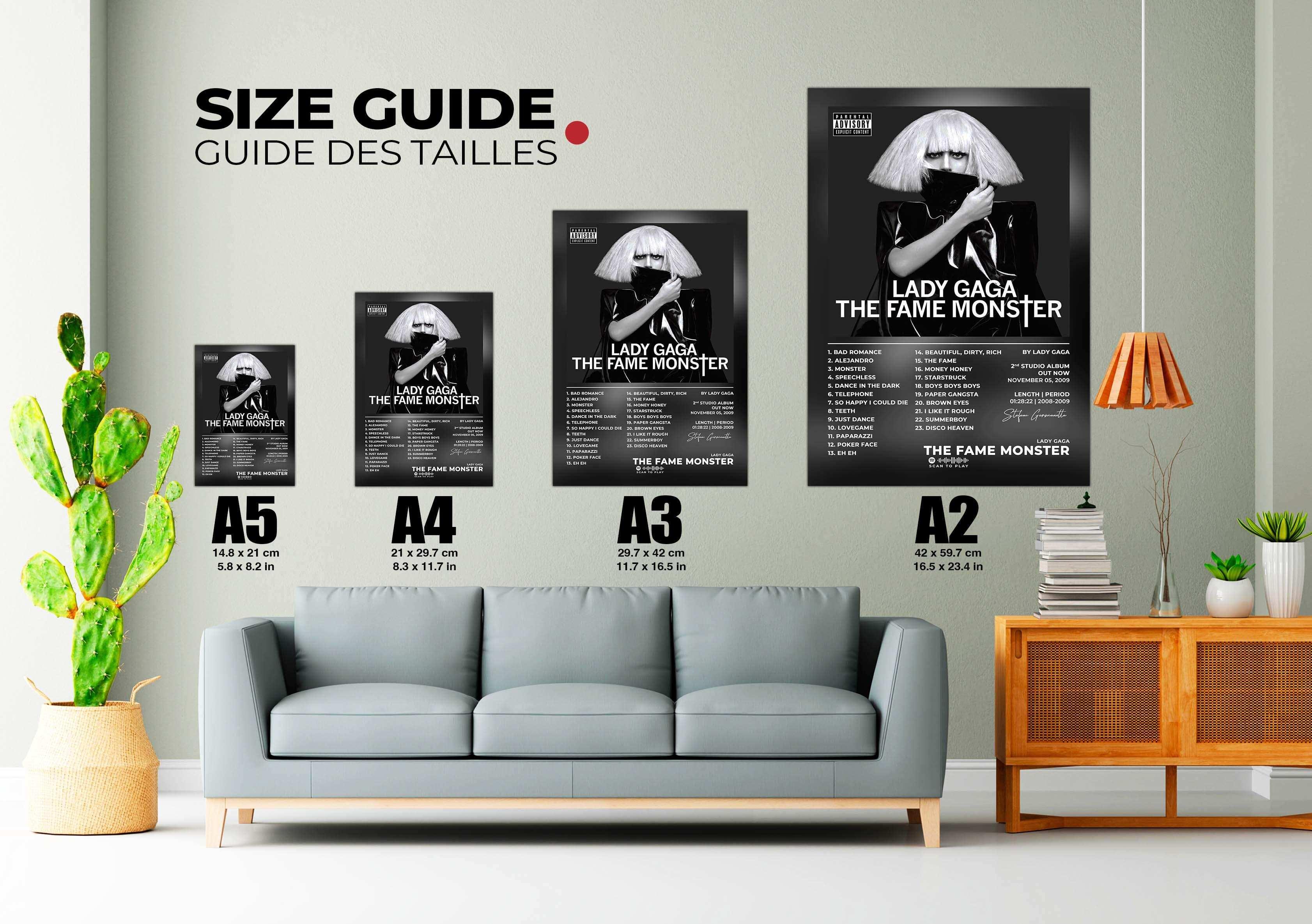 The Fame Monster Lady Gaga Poster - Backyard