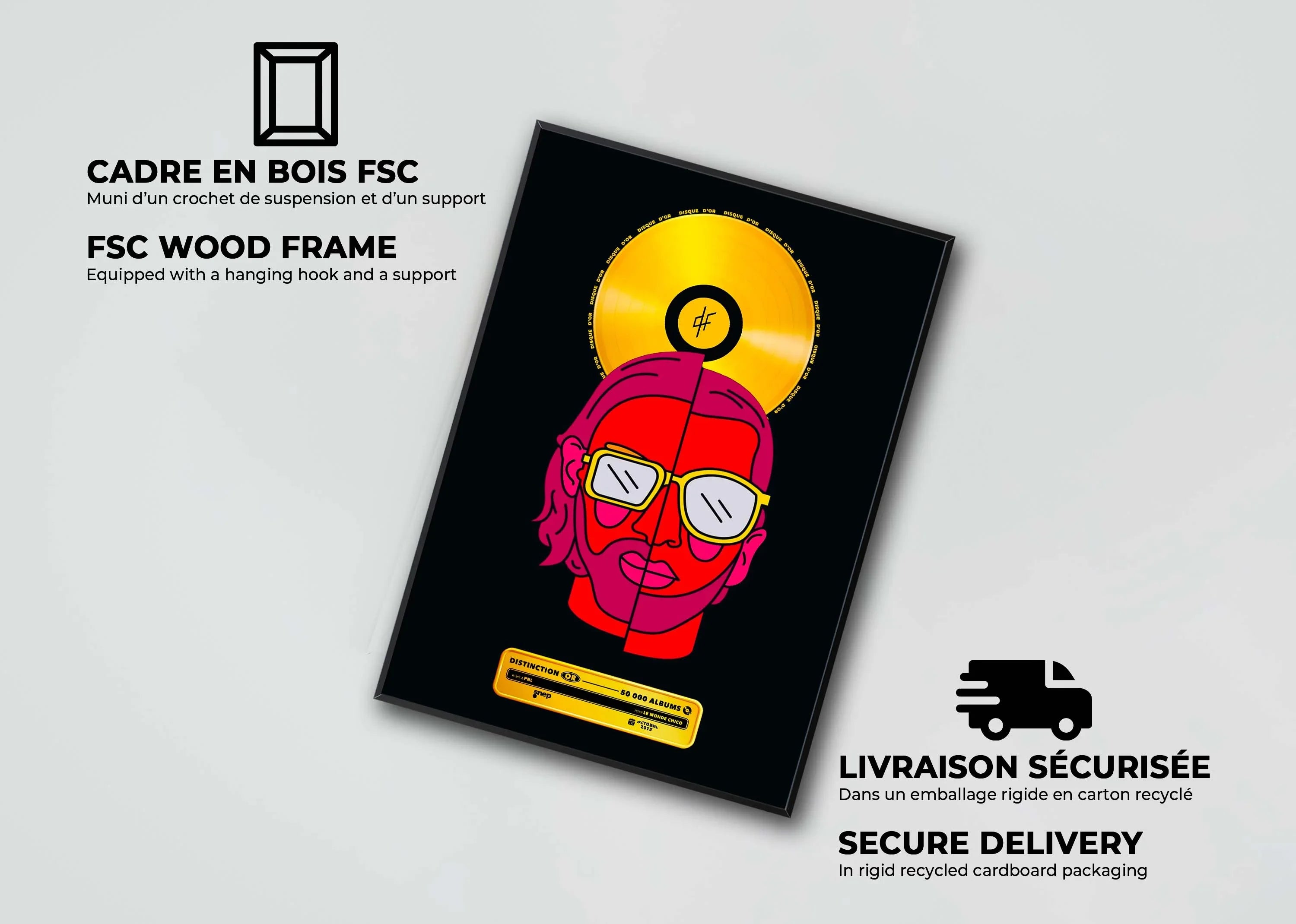 Disque D'Or Le Monde Chico PNL - Backyard